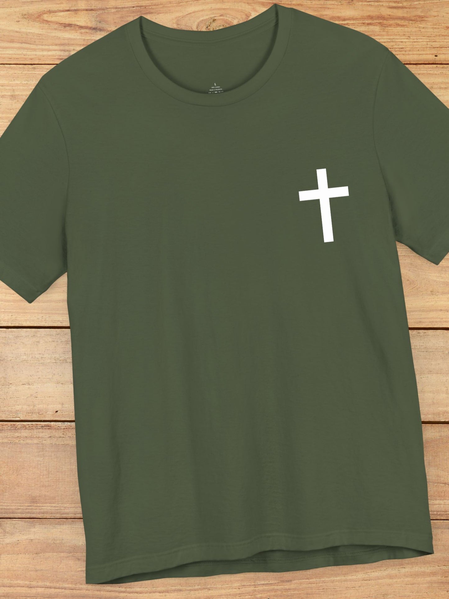 'He Who Has No Sword Let Him Sell His Garment and Buy One, Second Amend Your Ways' Cross Graphic Unisex T-Shirt, Christian Apparel, Bible Verse Tee, Jesus Quote