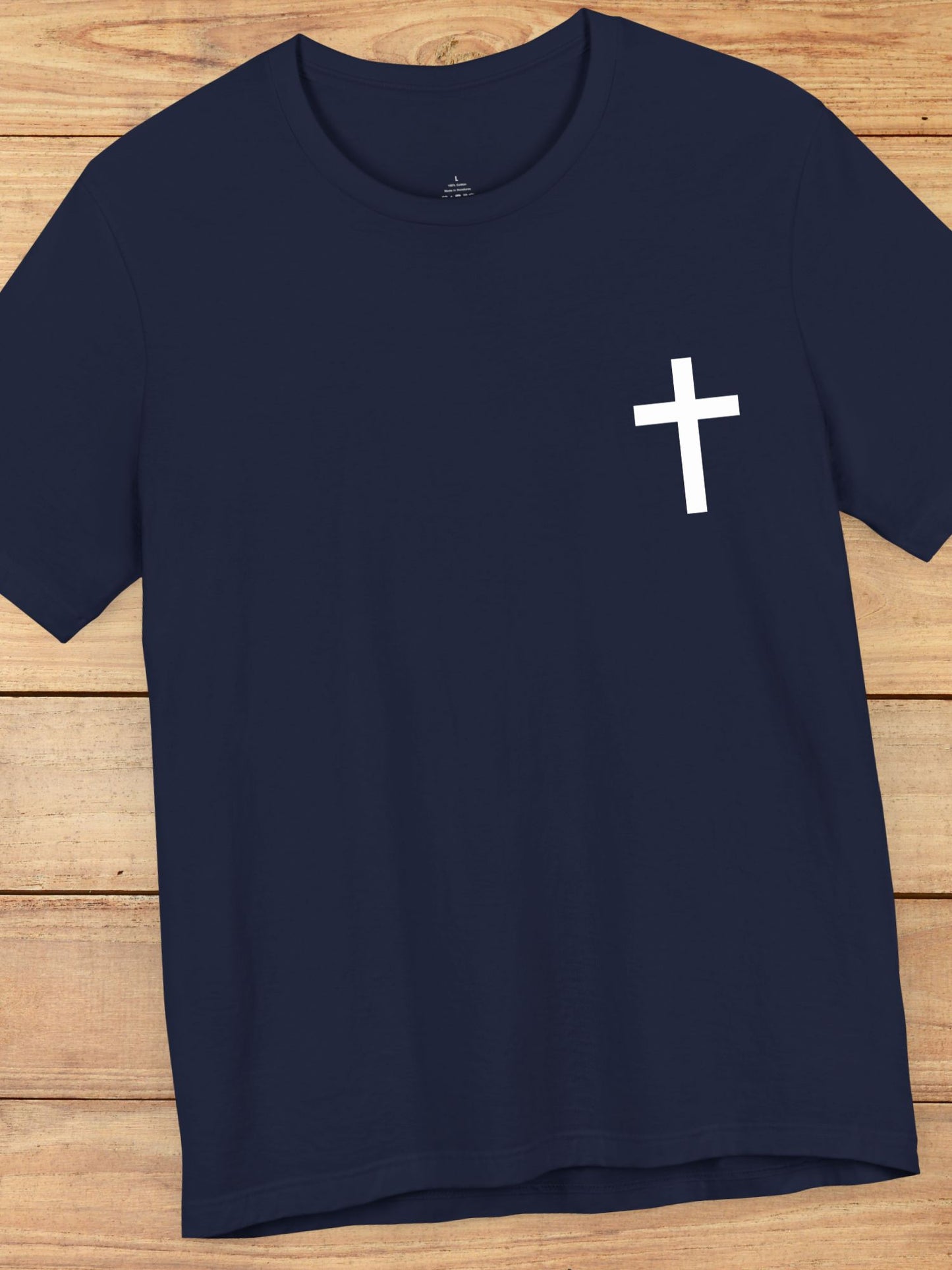 'He Who Has No Sword Let Him Sell His Garment and Buy One, Second Amend Your Ways' Cross Graphic Unisex T-Shirt, Christian Apparel, Bible Verse Tee, Jesus Quote