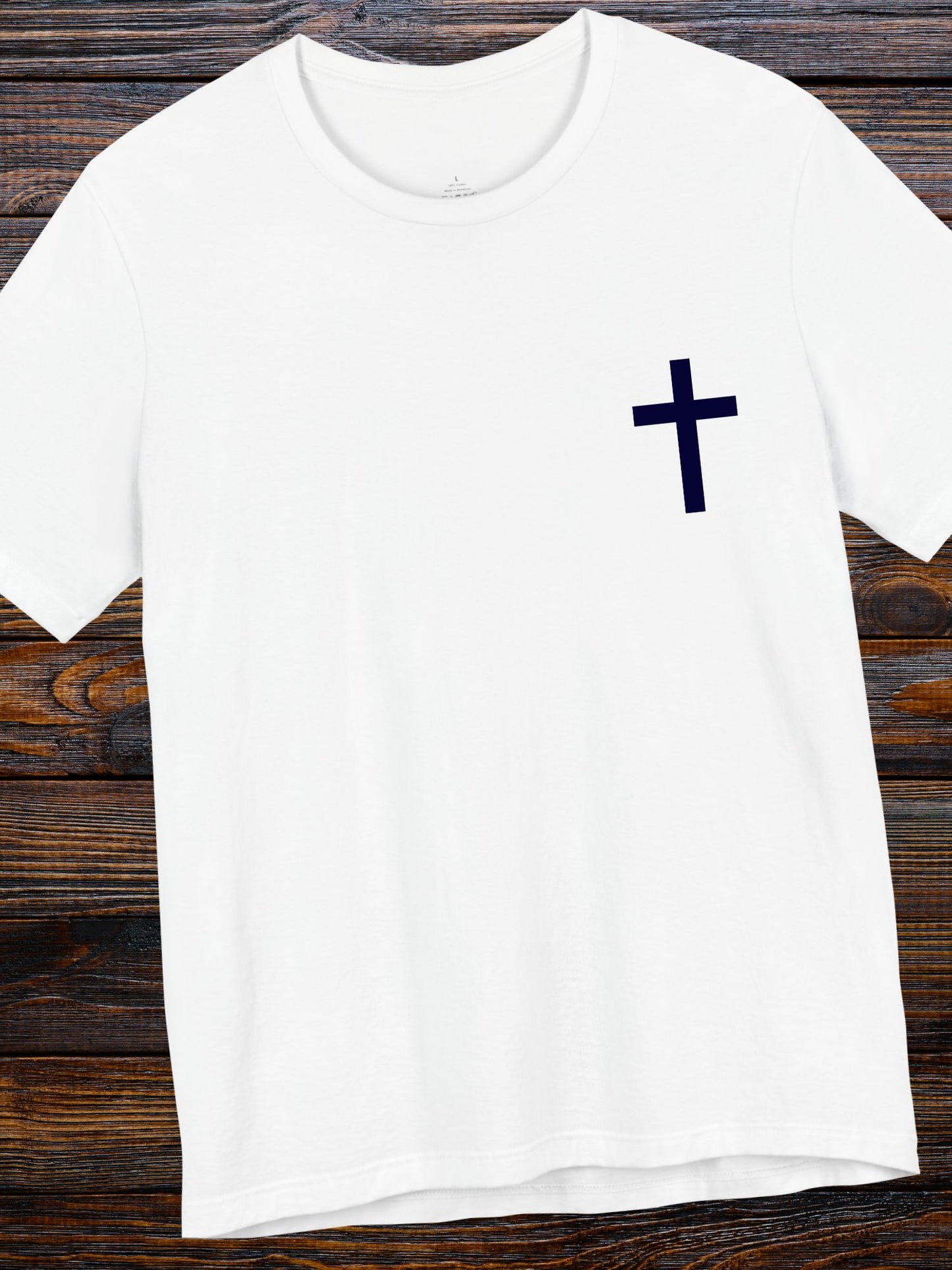 'He Who Has No Sword Let Him Sell His Garment and Buy One, Second Amend Your Ways' Cross Graphic Unisex T-Shirt, Christian Apparel, Bible Verse Tee, Jesus Quote