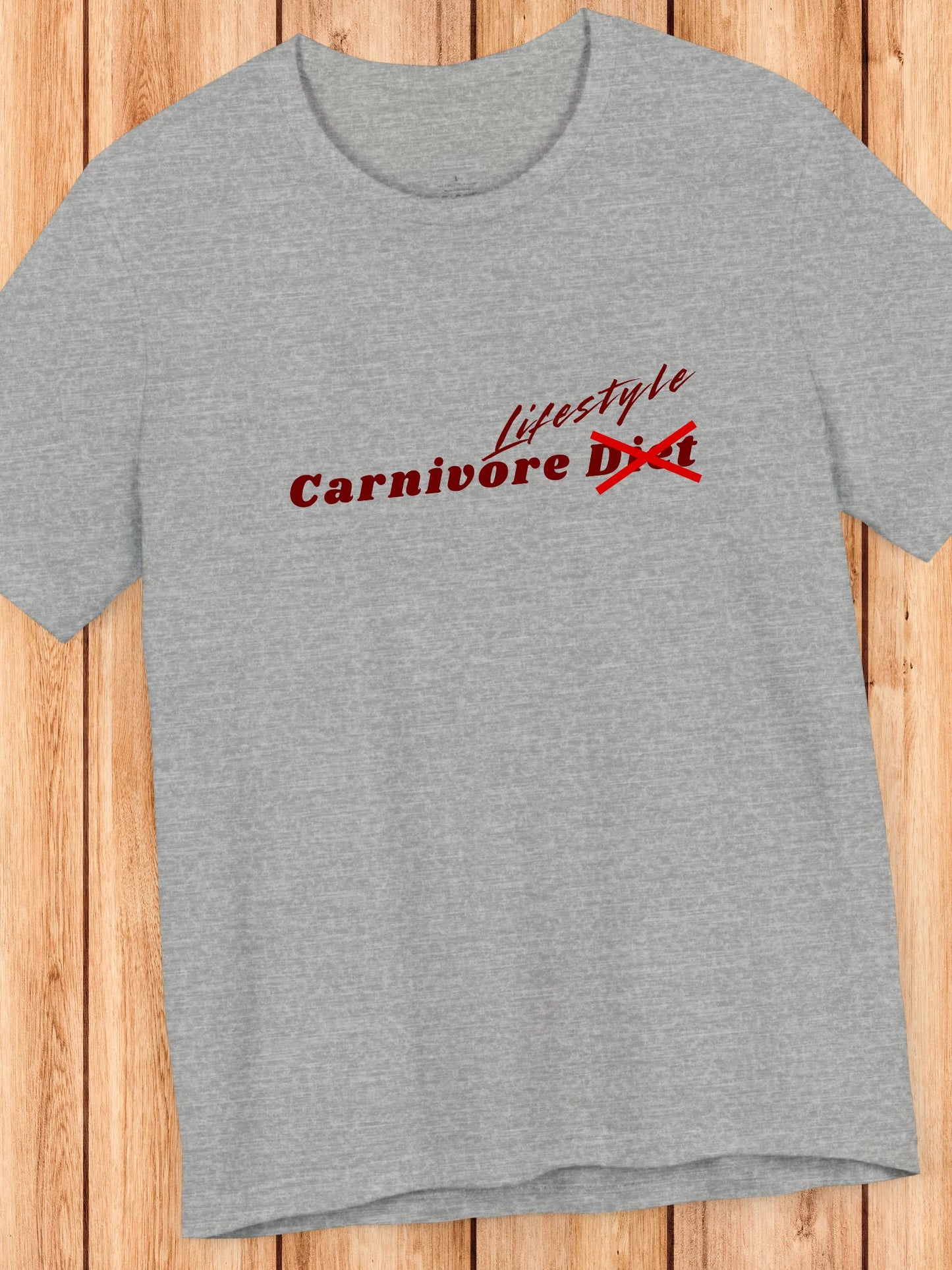 'Carnivore Lifestyle' Unisex T-Shirt, Carnivore Diet Apparel, Health and Wellness