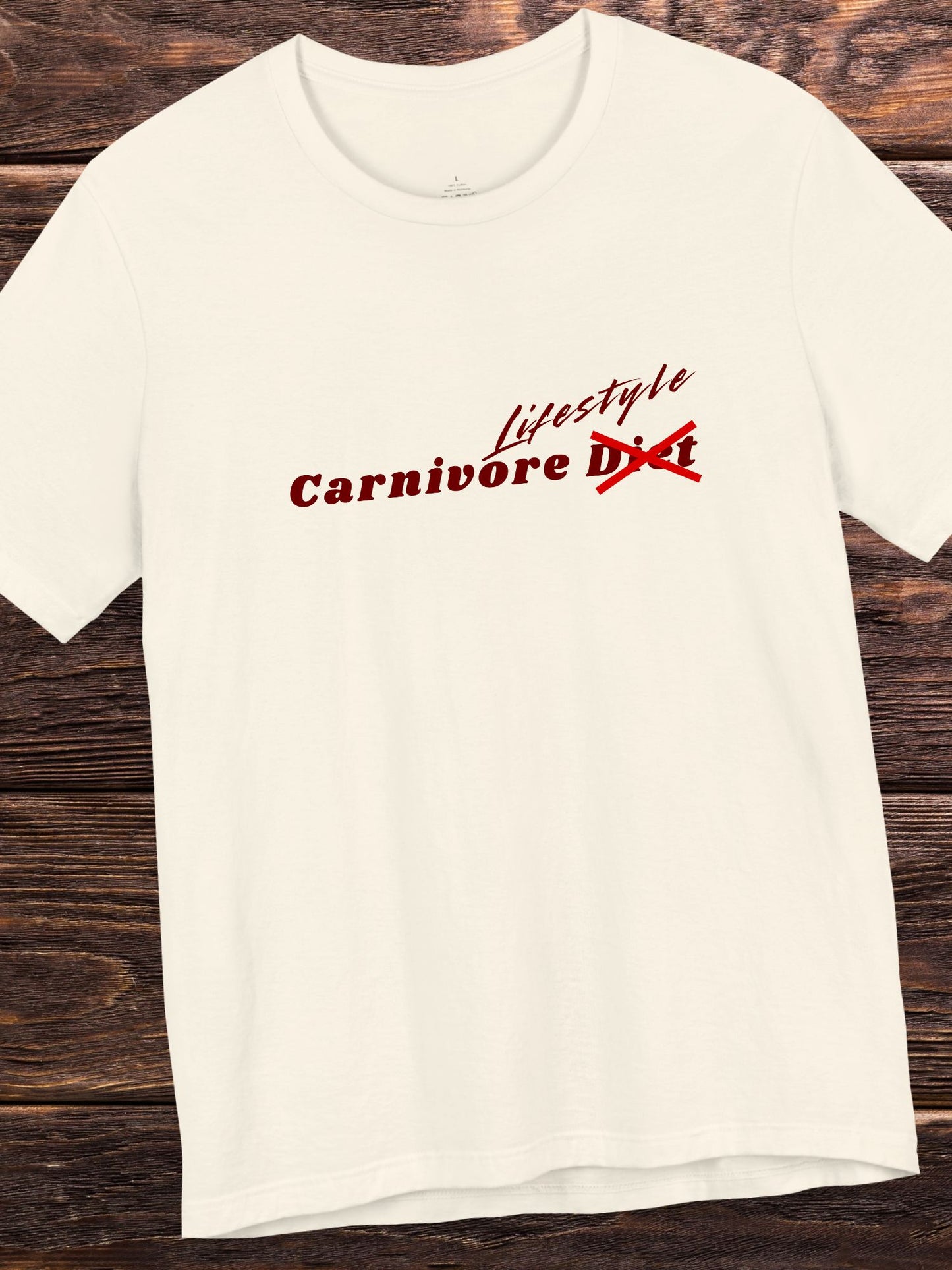 'Carnivore Lifestyle' Unisex T-Shirt, Carnivore Diet Apparel, Health and Wellness