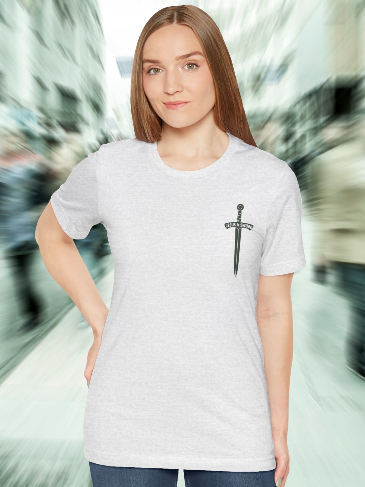 'Cut through the lies, JESUS is SWORD' Unisex T-Shirt, Christian Apparel, Jesus Tee