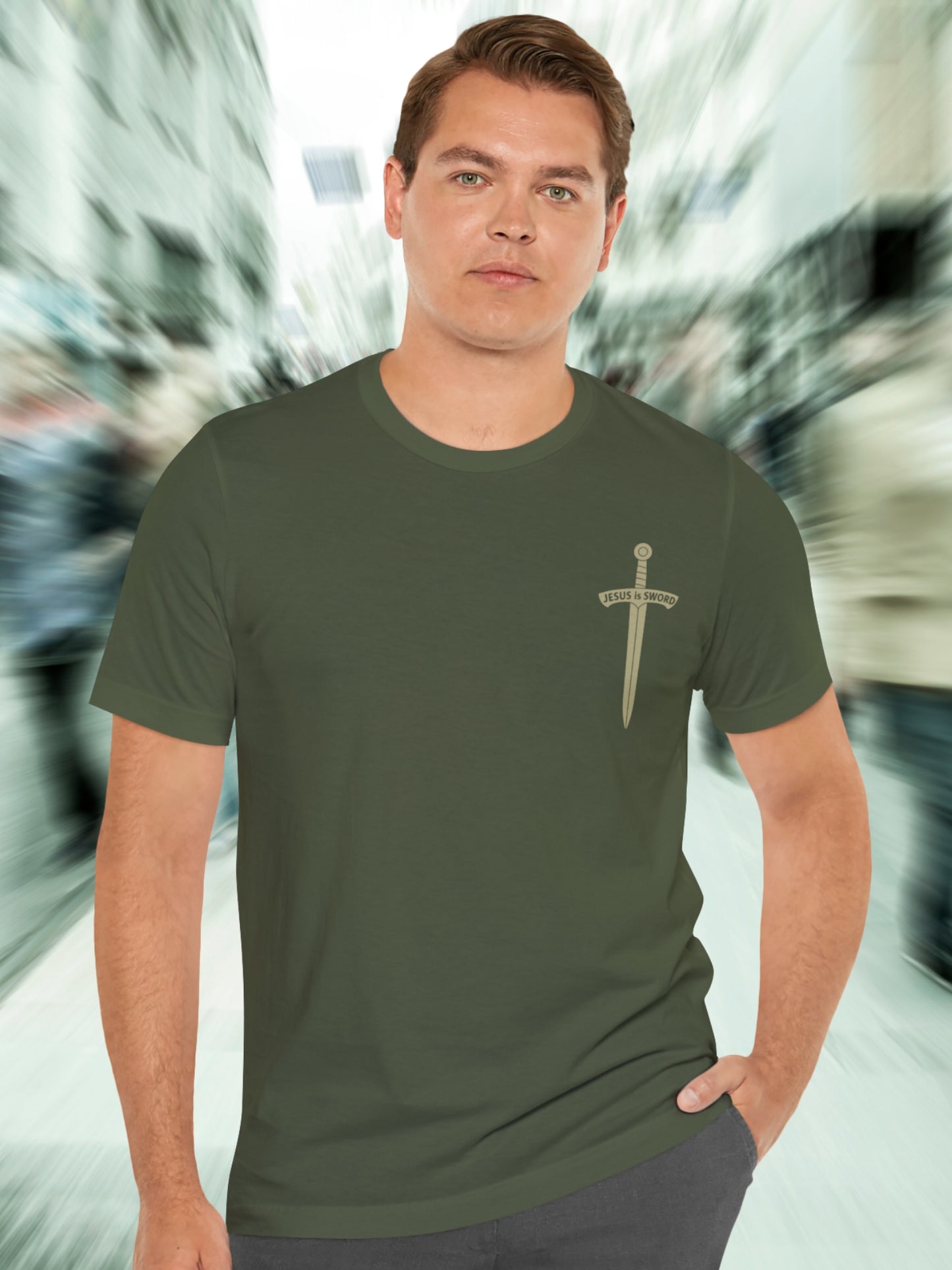 'Cut through the lies, JESUS is SWORD' Unisex T-Shirt, Christian Apparel, Jesus Tee