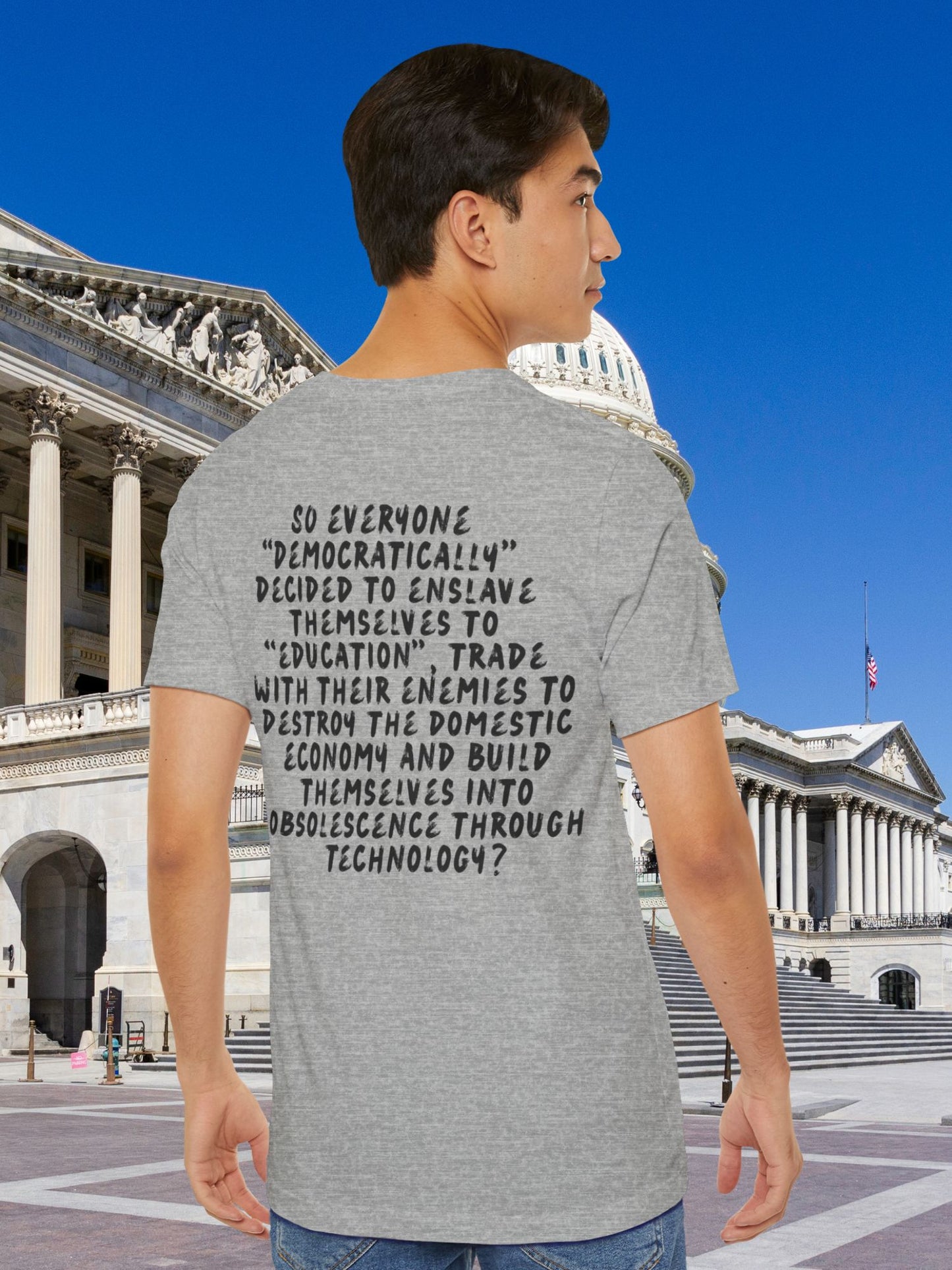 Enslaved to "Education", Built into Obsolescence, Unisex T-Shirt