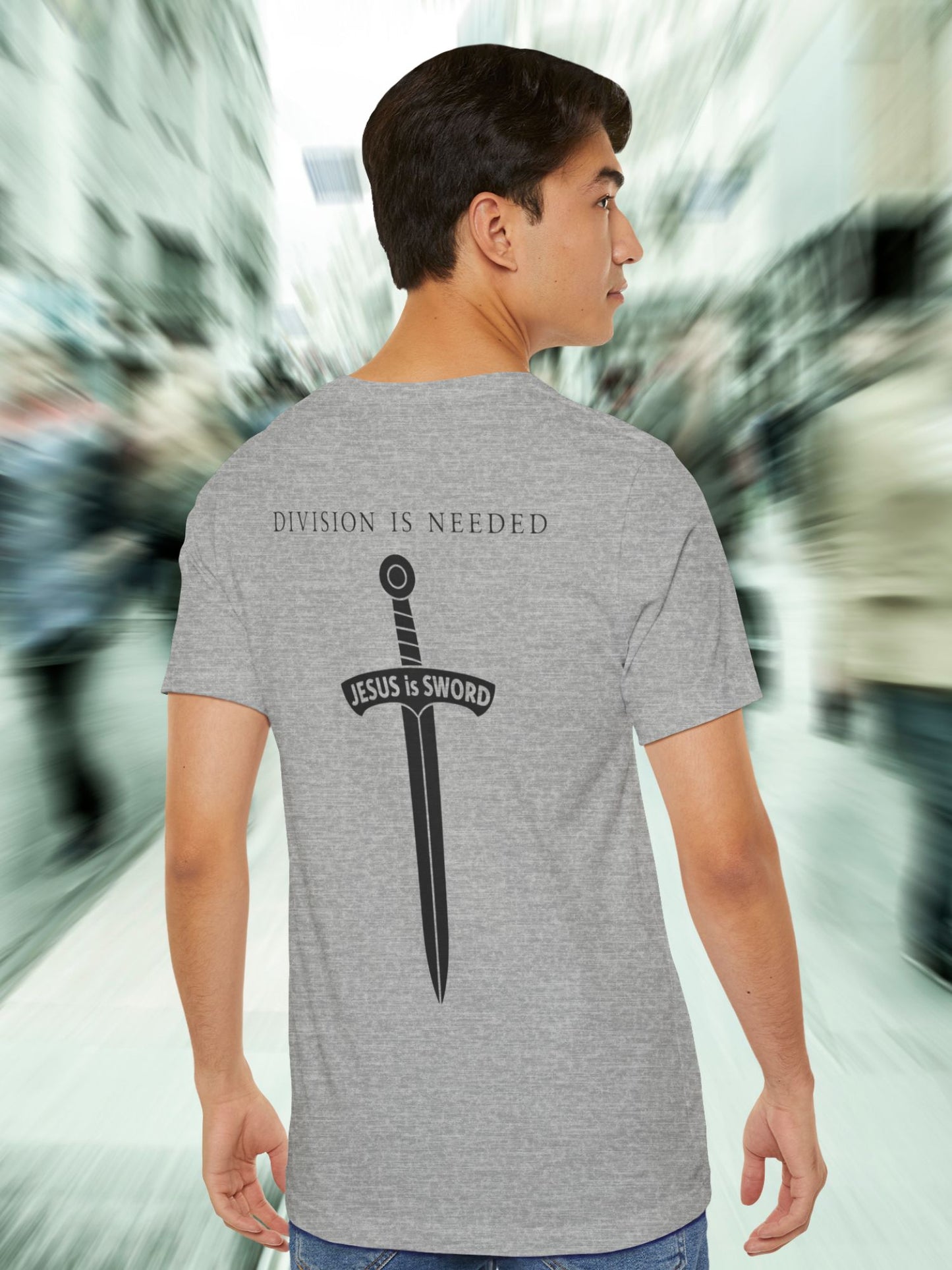 'Division is Needed, Jesus is Sword' Unisex T-Shirt, Christian Apparel, Jesus Tee