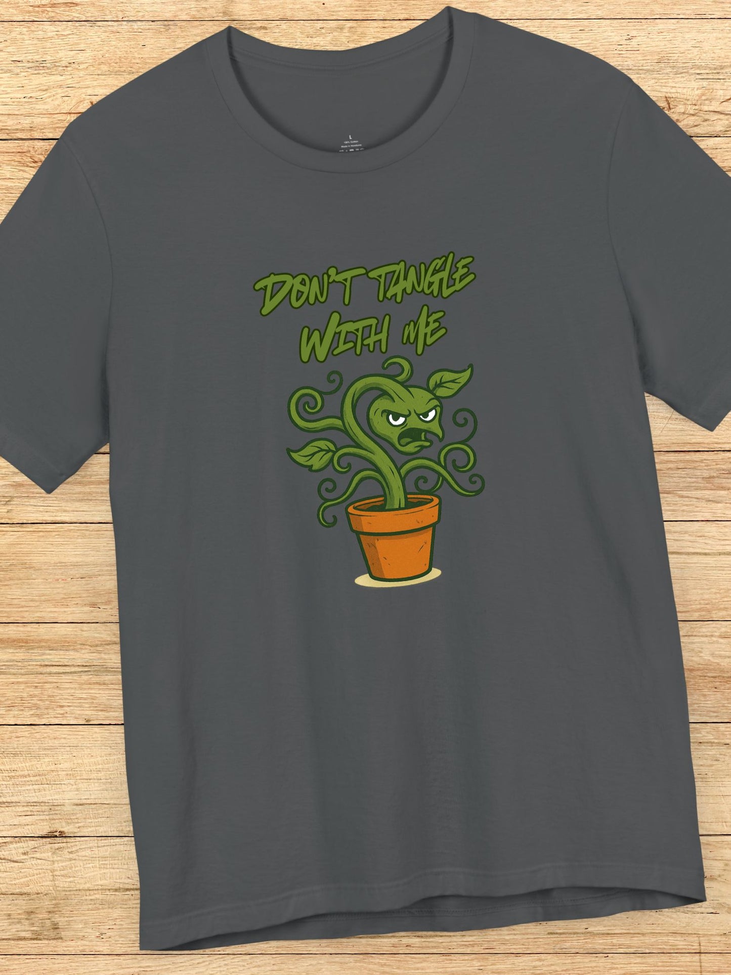 'Don't Tangle with Me' Menacing Plant Graphic Unisex T-Shirt, Cool Gift for Gardeners, Jiu Jitsu, Summer Wear