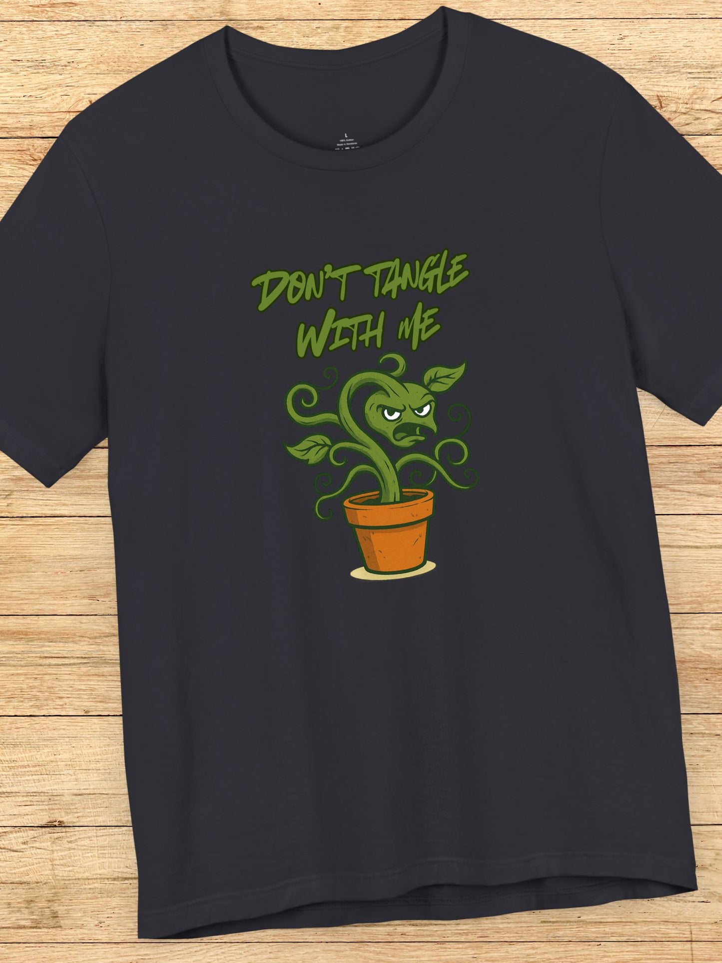 'Don't Tangle with Me' Menacing Plant Graphic Unisex T-Shirt, Cool Gift for Gardeners, Jiu Jitsu, Summer Wear