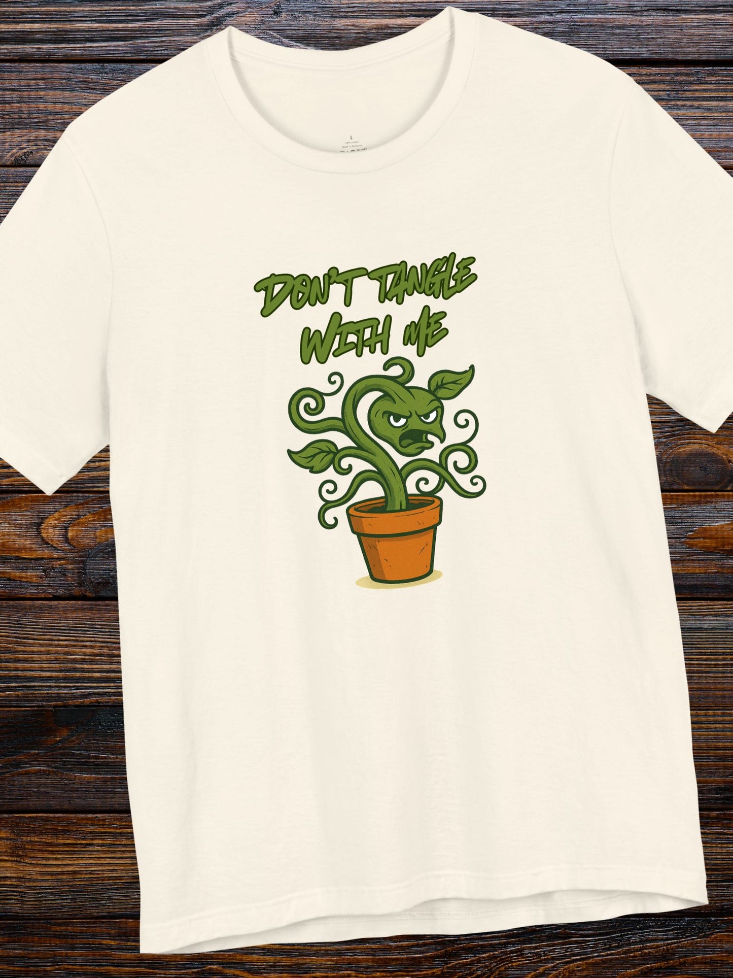 'Don't Tangle with Me' Menacing Plant Graphic Unisex T-Shirt, Cool Gift for Gardeners, Jiu Jitsu, Summer Wear