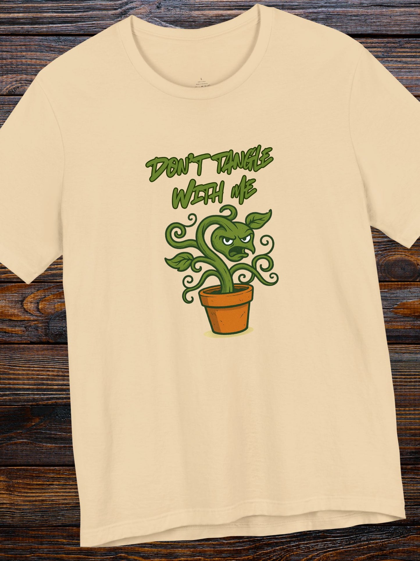 'Don't Tangle with Me' Menacing Plant Graphic Unisex T-Shirt, Cool Gift for Gardeners, Jiu Jitsu, Summer Wear