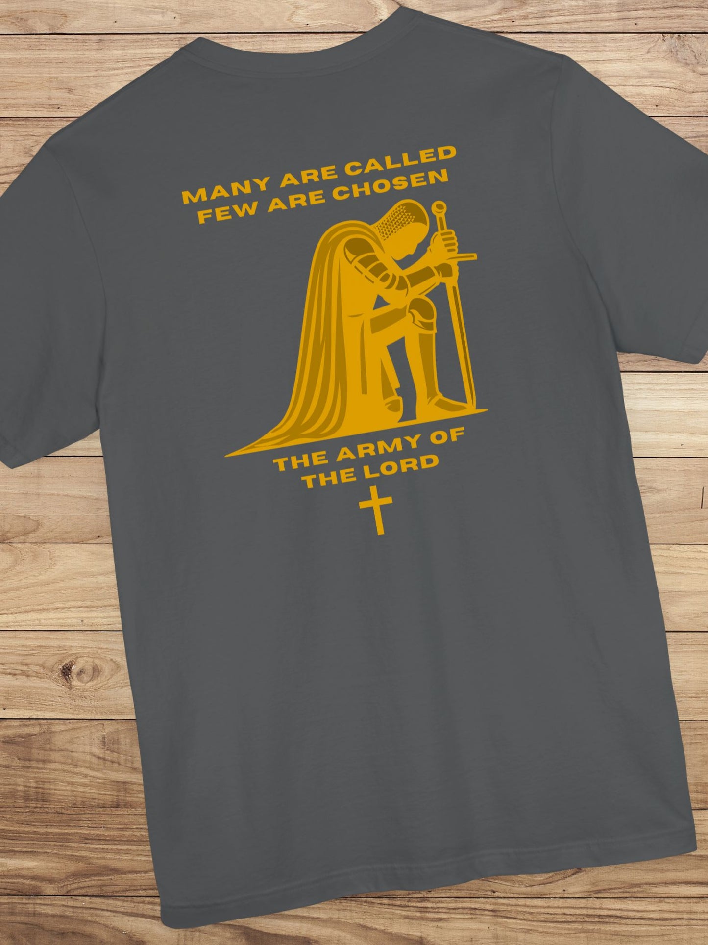 'Many are Called, Few are Chosen, The Army of The Lord' Knight Graphic Unisex T-Shirt, Christian Apparel