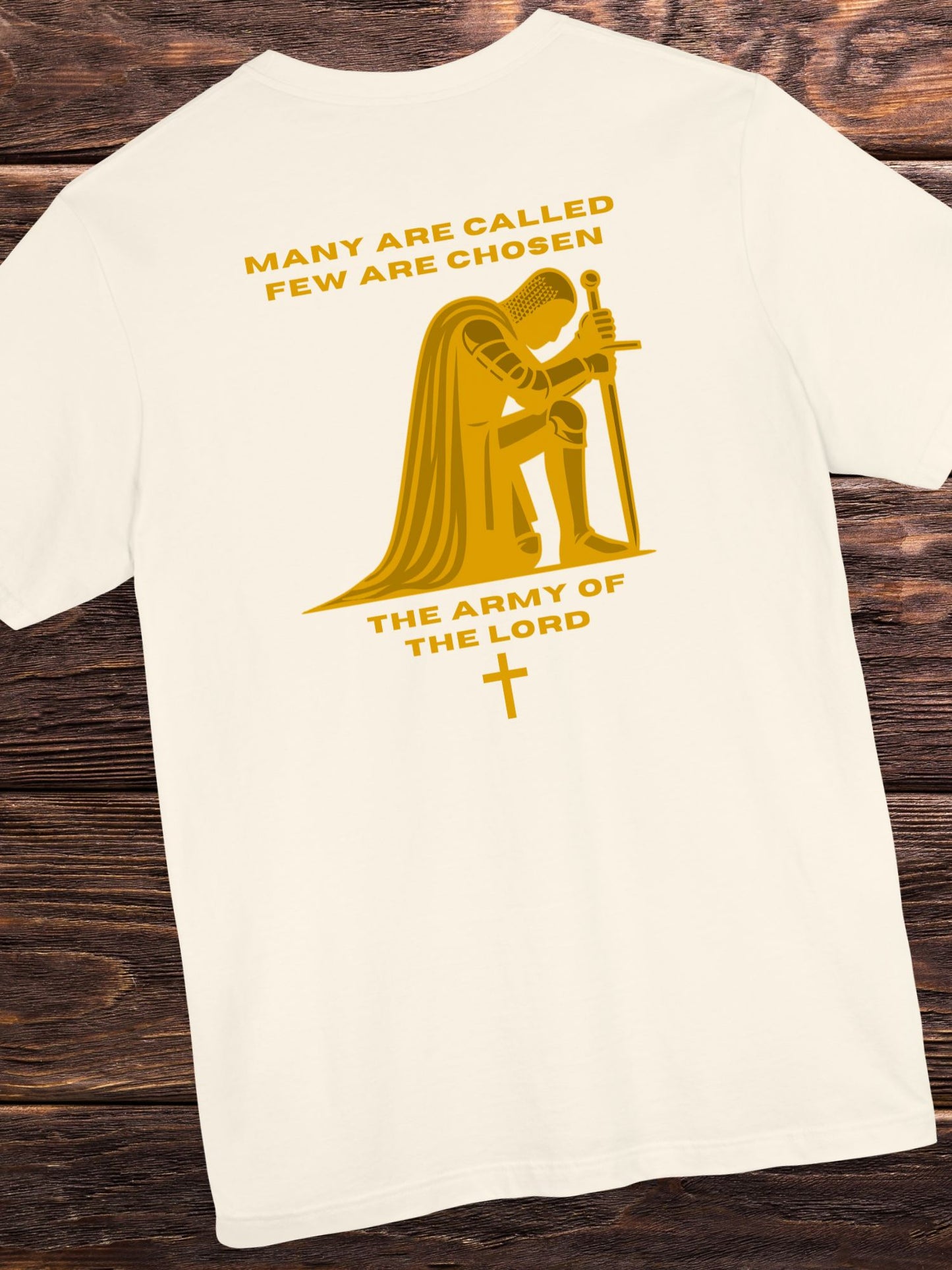 'Many are Called, Few are Chosen, The Army of The Lord' Knight Graphic Unisex T-Shirt, Christian Apparel