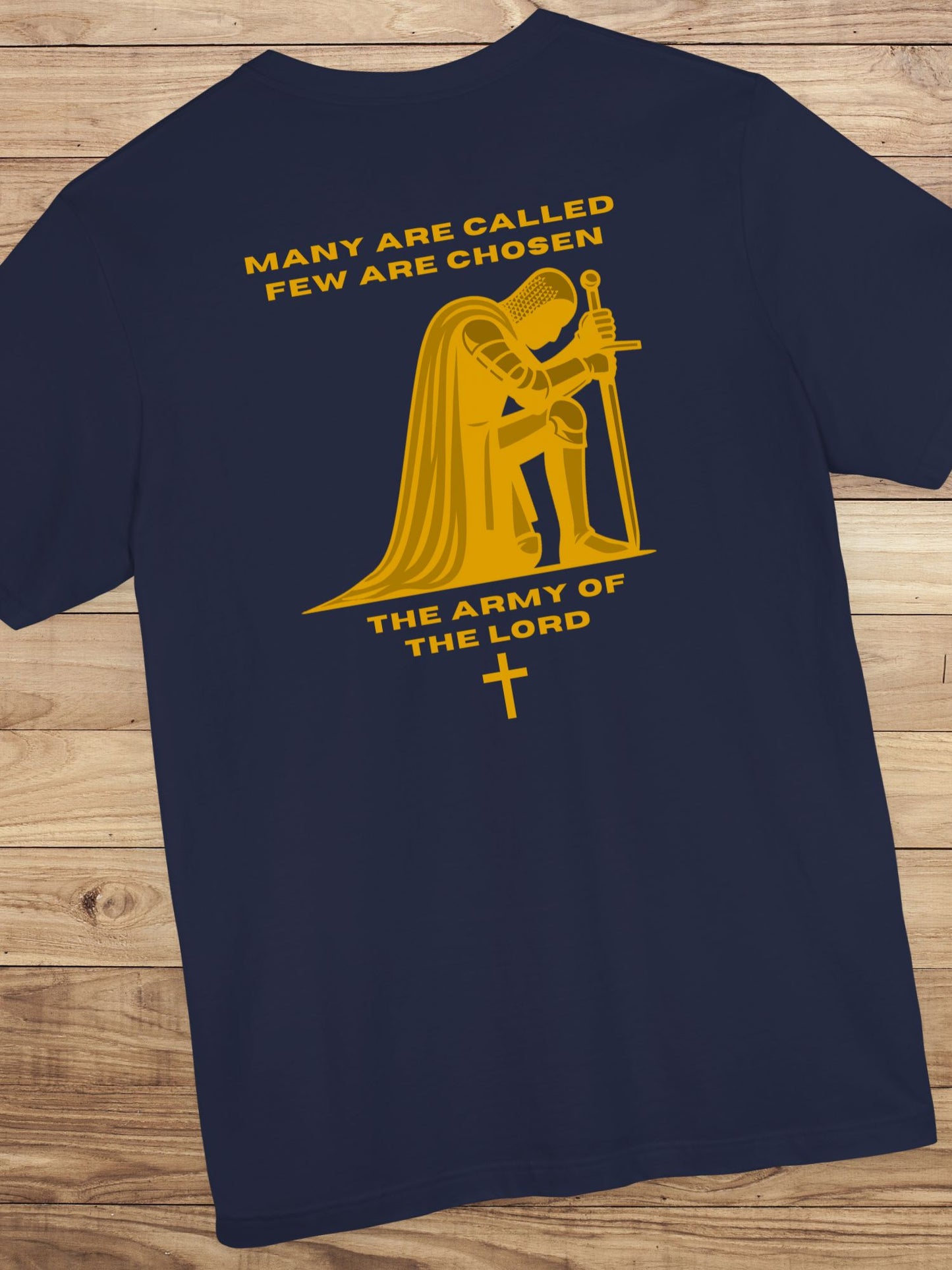 'Many are Called, Few are Chosen, The Army of The Lord' Knight Graphic Unisex T-Shirt, Christian Apparel