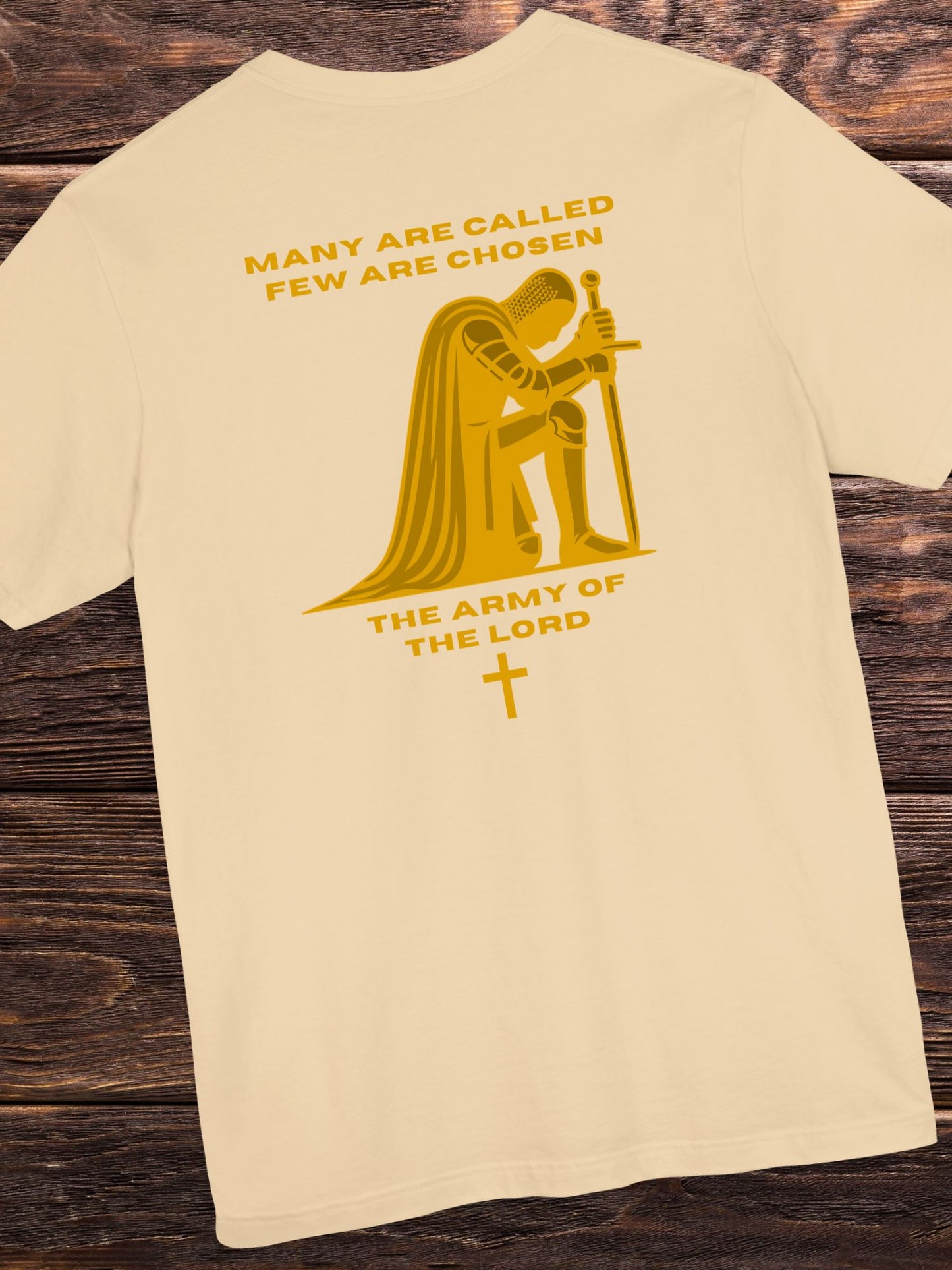 'Many are Called, Few are Chosen, The Army of The Lord' Knight Graphic Unisex T-Shirt, Christian Apparel