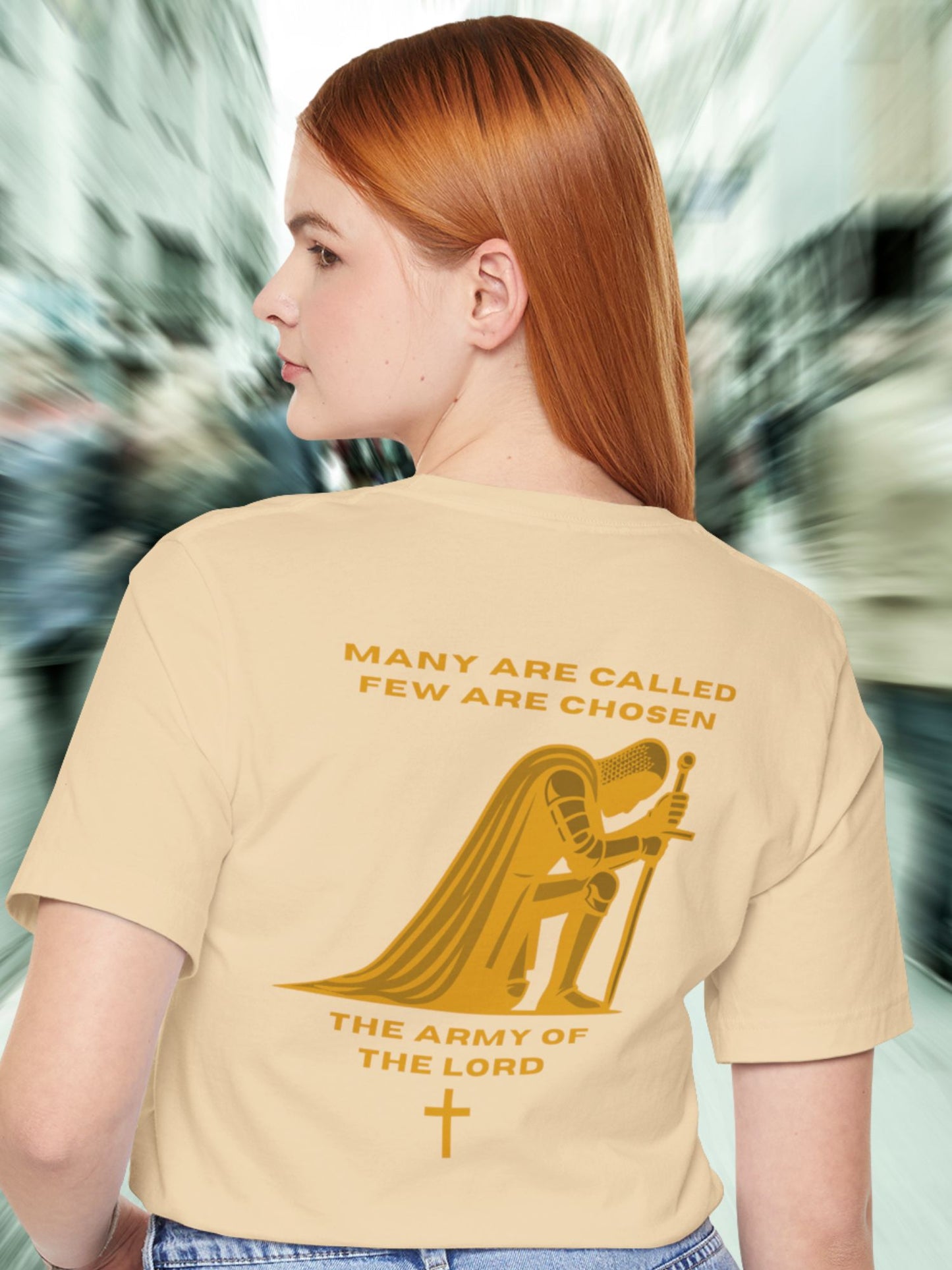 'Many are Called, Few are Chosen, The Army of The Lord' Knight Graphic Unisex T-Shirt, Christian Apparel