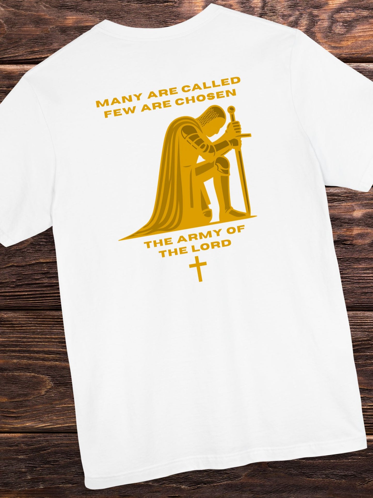 'Many are Called, Few are Chosen, The Army of The Lord' Knight Graphic Unisex T-Shirt, Christian Apparel