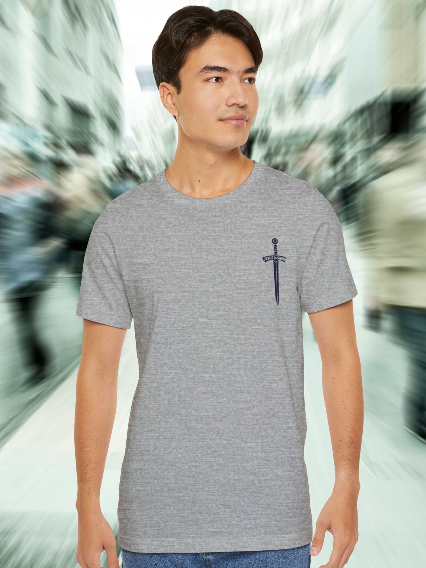 'For This Purpose The Son Of God Was Manifested... Jesus is Sword' Unisex T-Shirt, Christian Apparel, Jesus Tee, Bible Verse 1 John 3:8