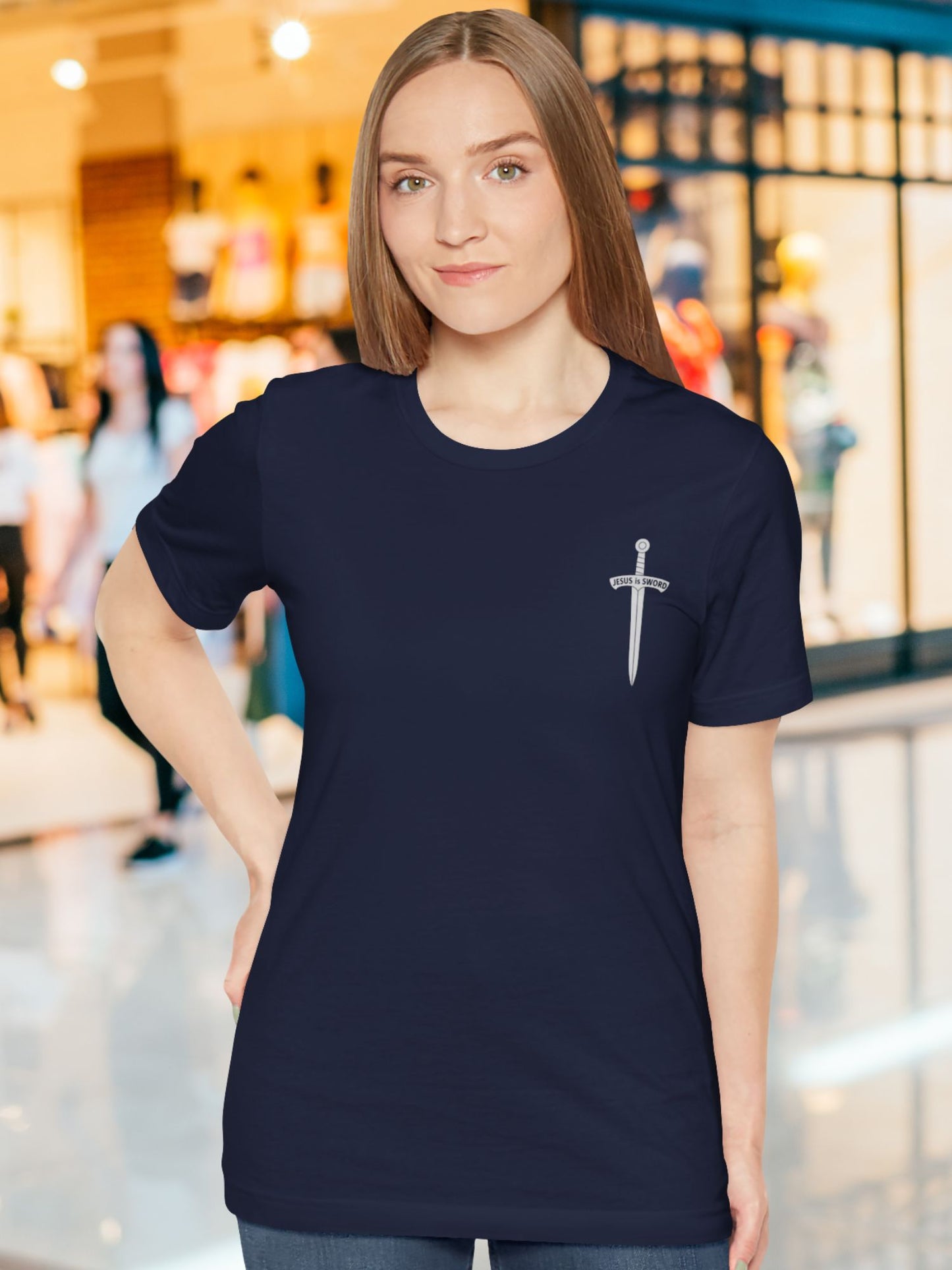 'For This Purpose The Son Of God Was Manifested... Jesus is Sword' Unisex T-Shirt, Christian Apparel, Jesus Tee, Bible Verse 1 John 3:8