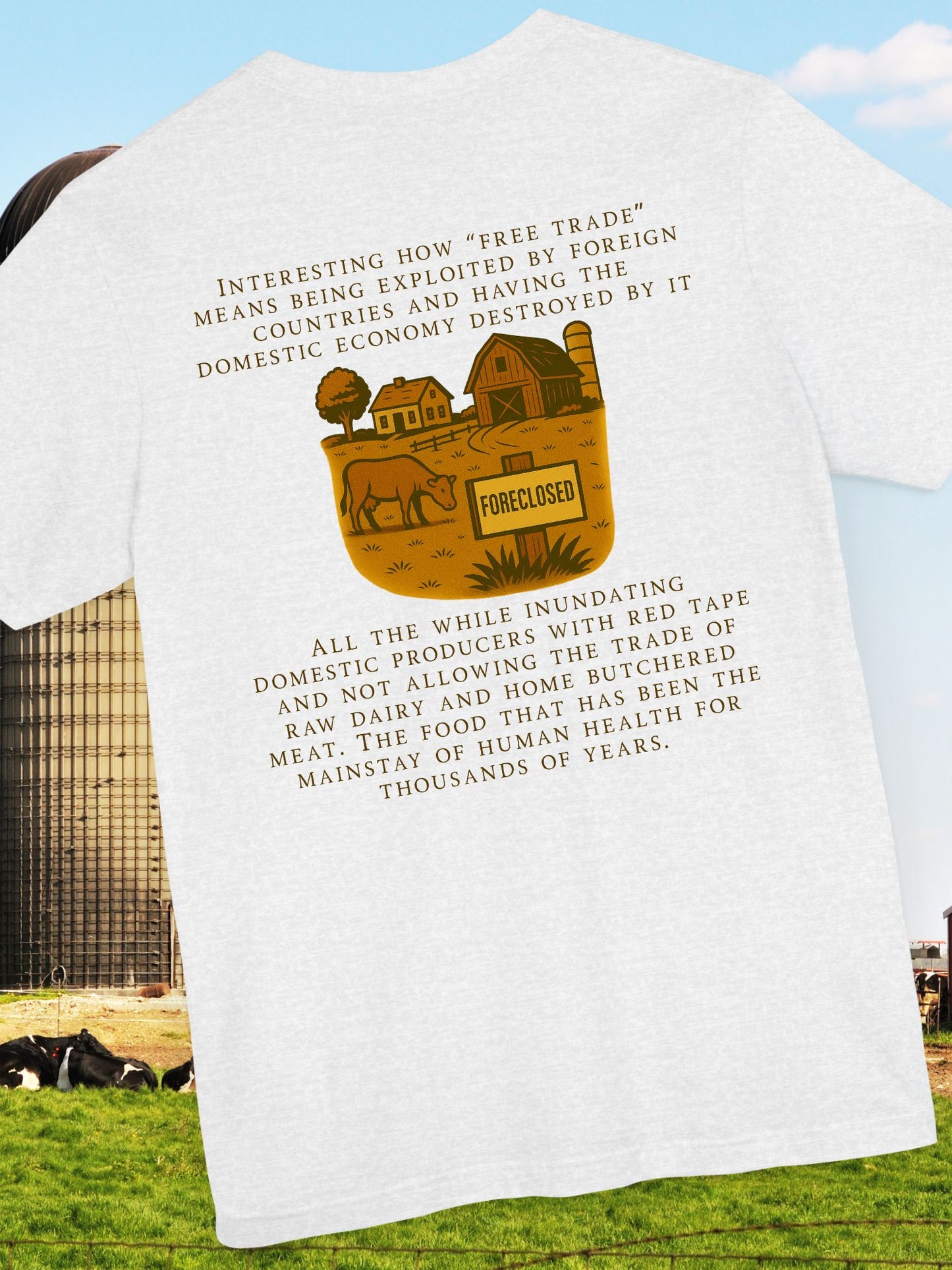 "Free trade" Homesteader Graphic Unisex T-Shirt