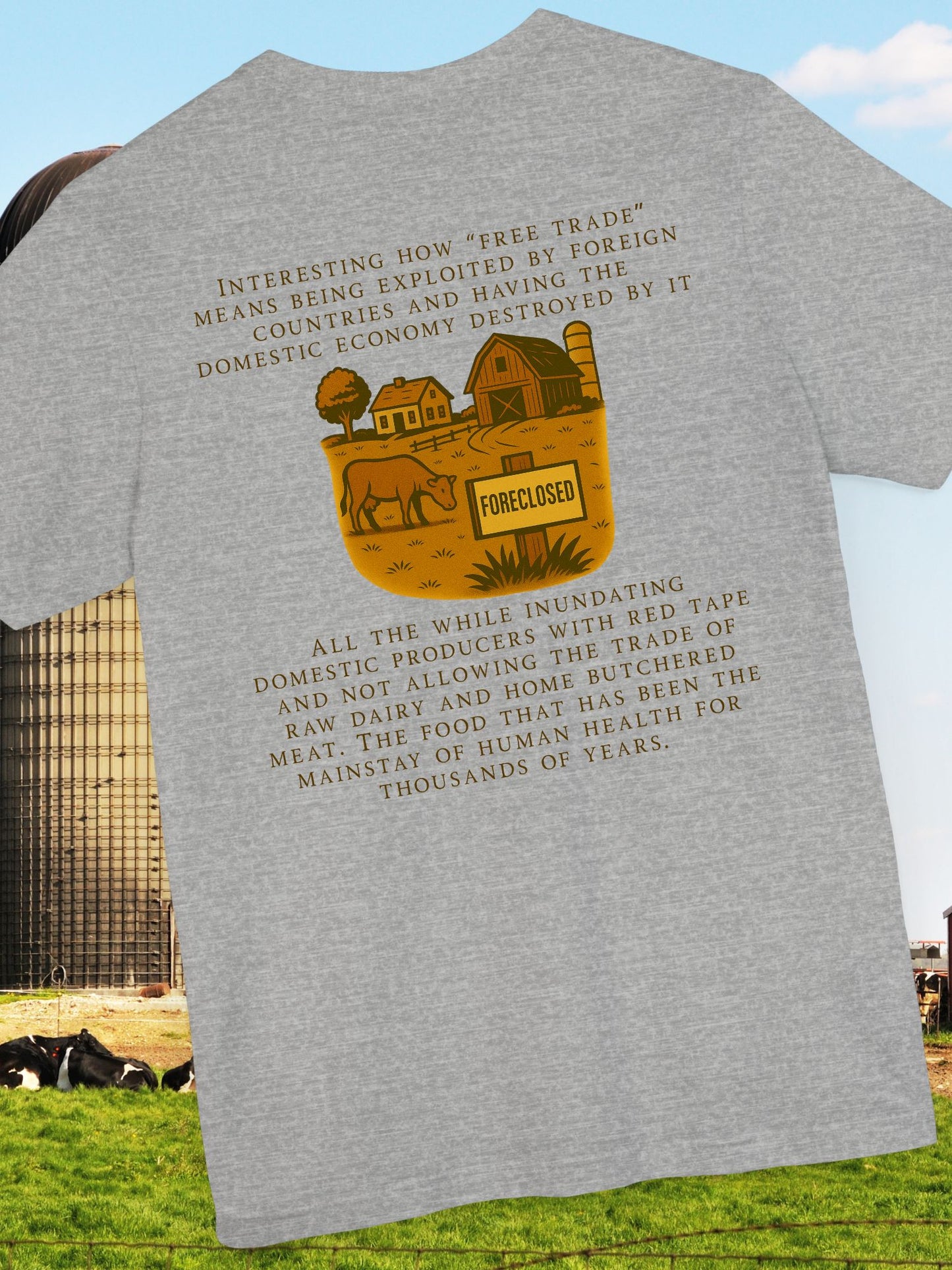 "Free trade" Homesteader Graphic Unisex T-Shirt