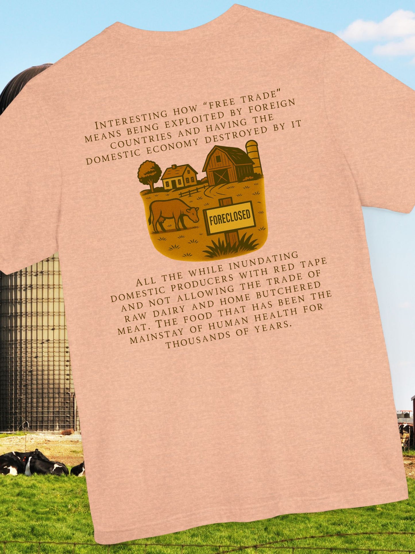 "Free trade" Homesteader Graphic Unisex T-Shirt