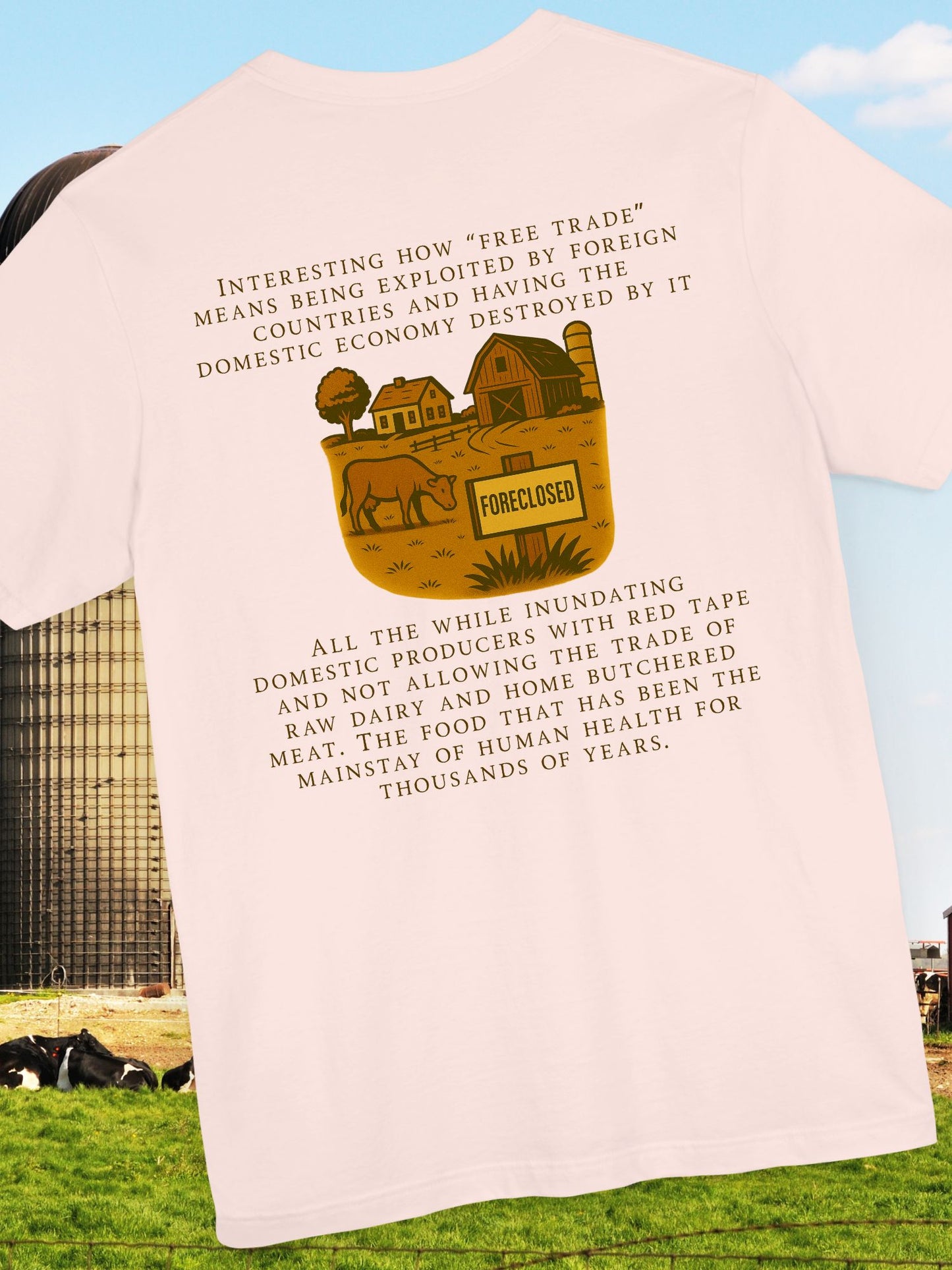 "Free trade" Homesteader Graphic Unisex T-Shirt