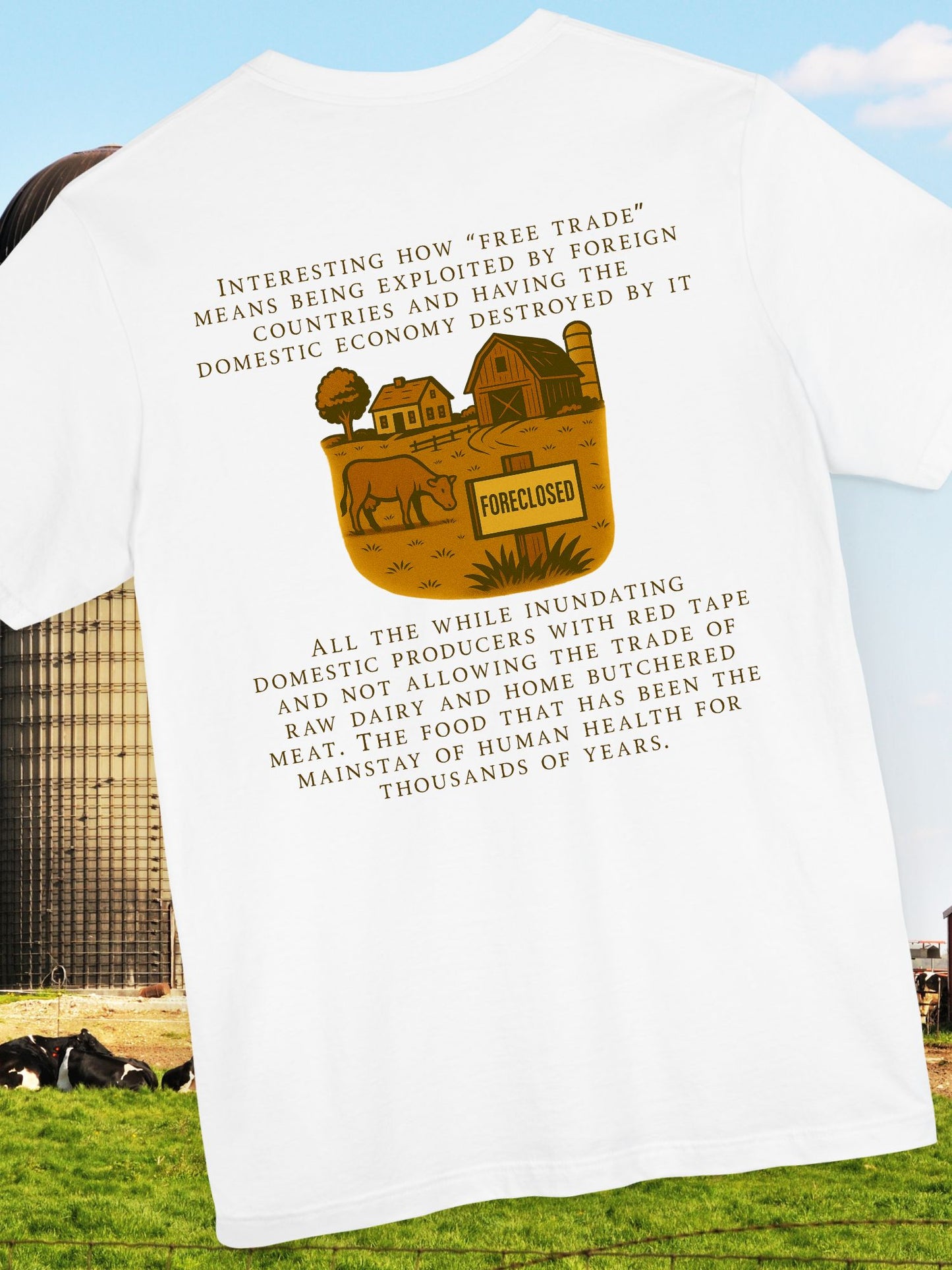 "Free trade" Homesteader Graphic Unisex T-Shirt