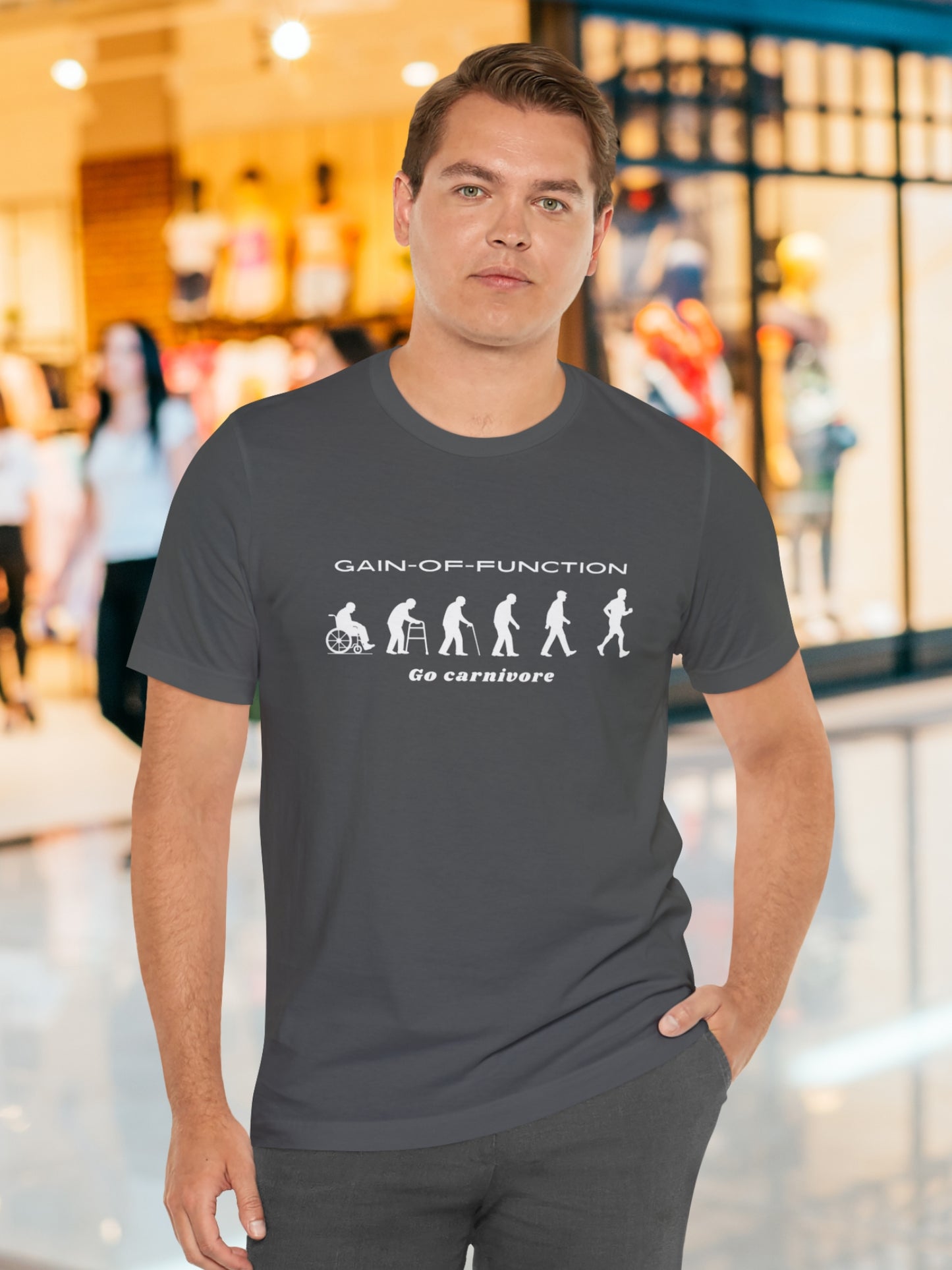 'Gain-of-Function' Unisex T-Shirt, Empowerment Shirt, Carnivore Diet Health Apparel