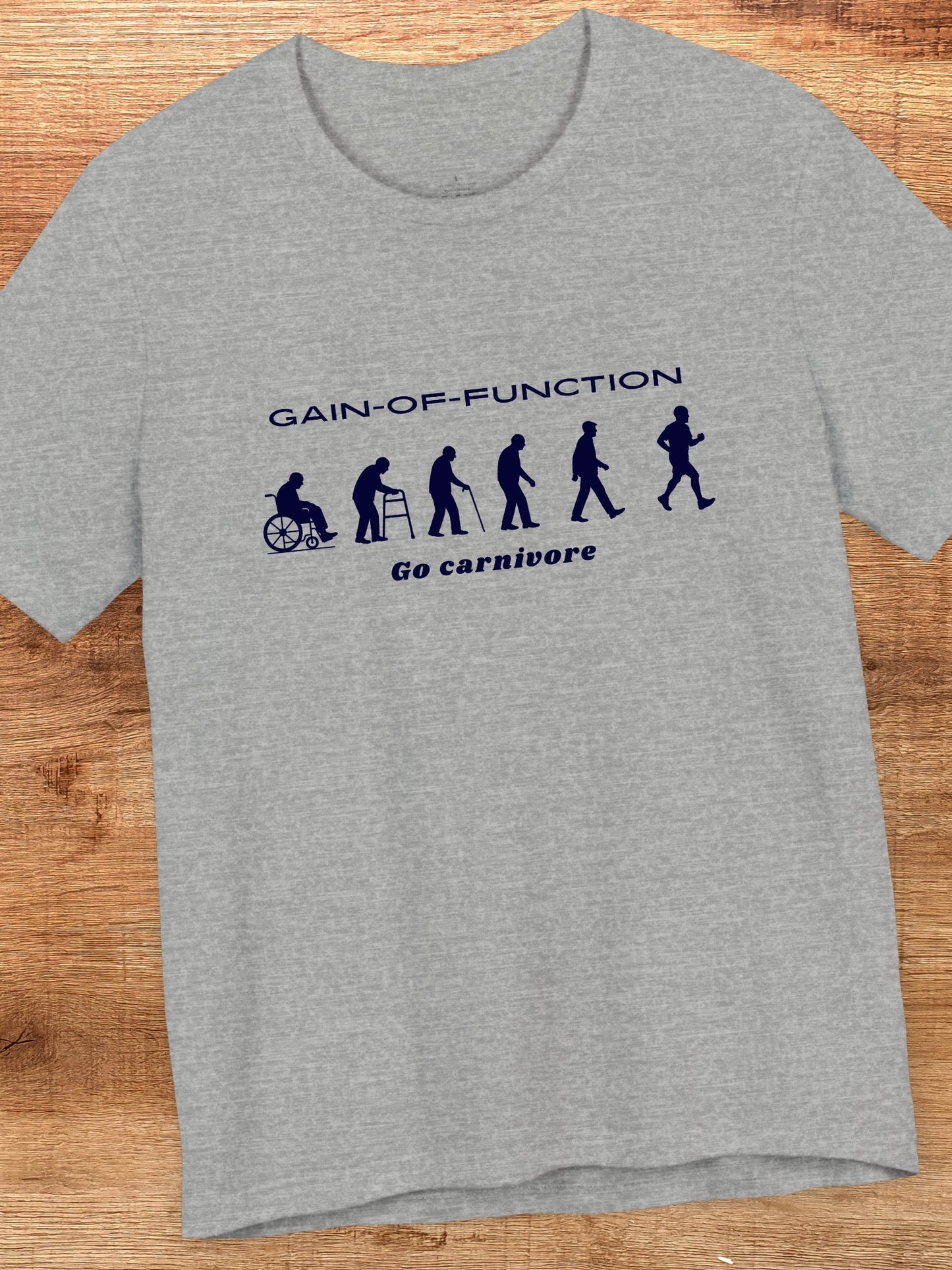 'Gain-of-Function' Unisex T-Shirt, Empowerment Shirt, Carnivore Diet Health Apparel