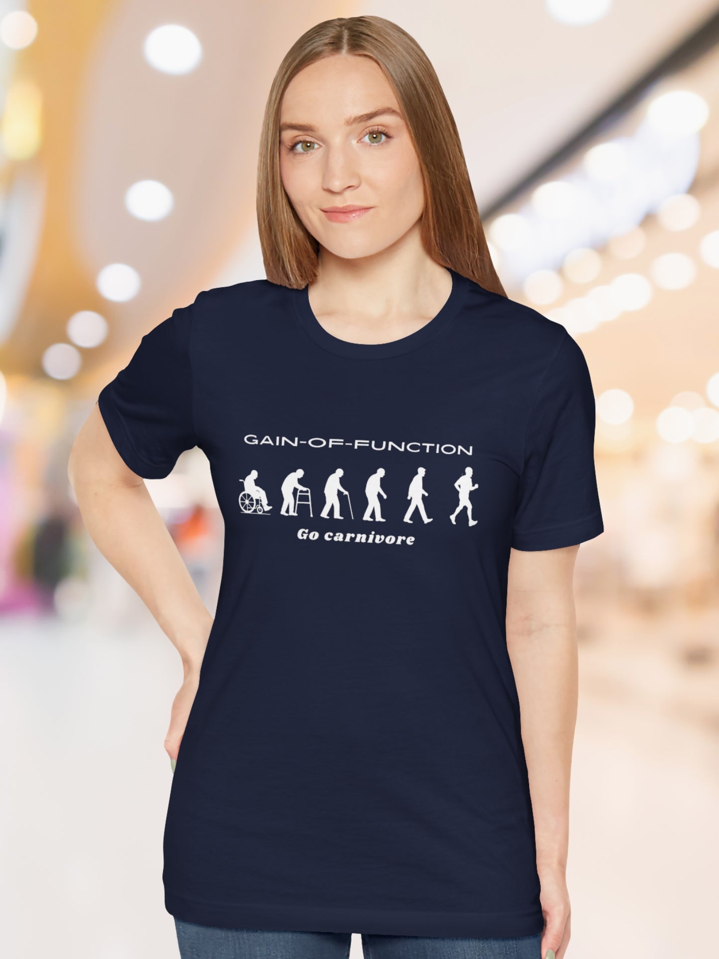 'Gain-of-Function' Unisex T-Shirt, Empowerment Shirt, Carnivore Diet Health Apparel