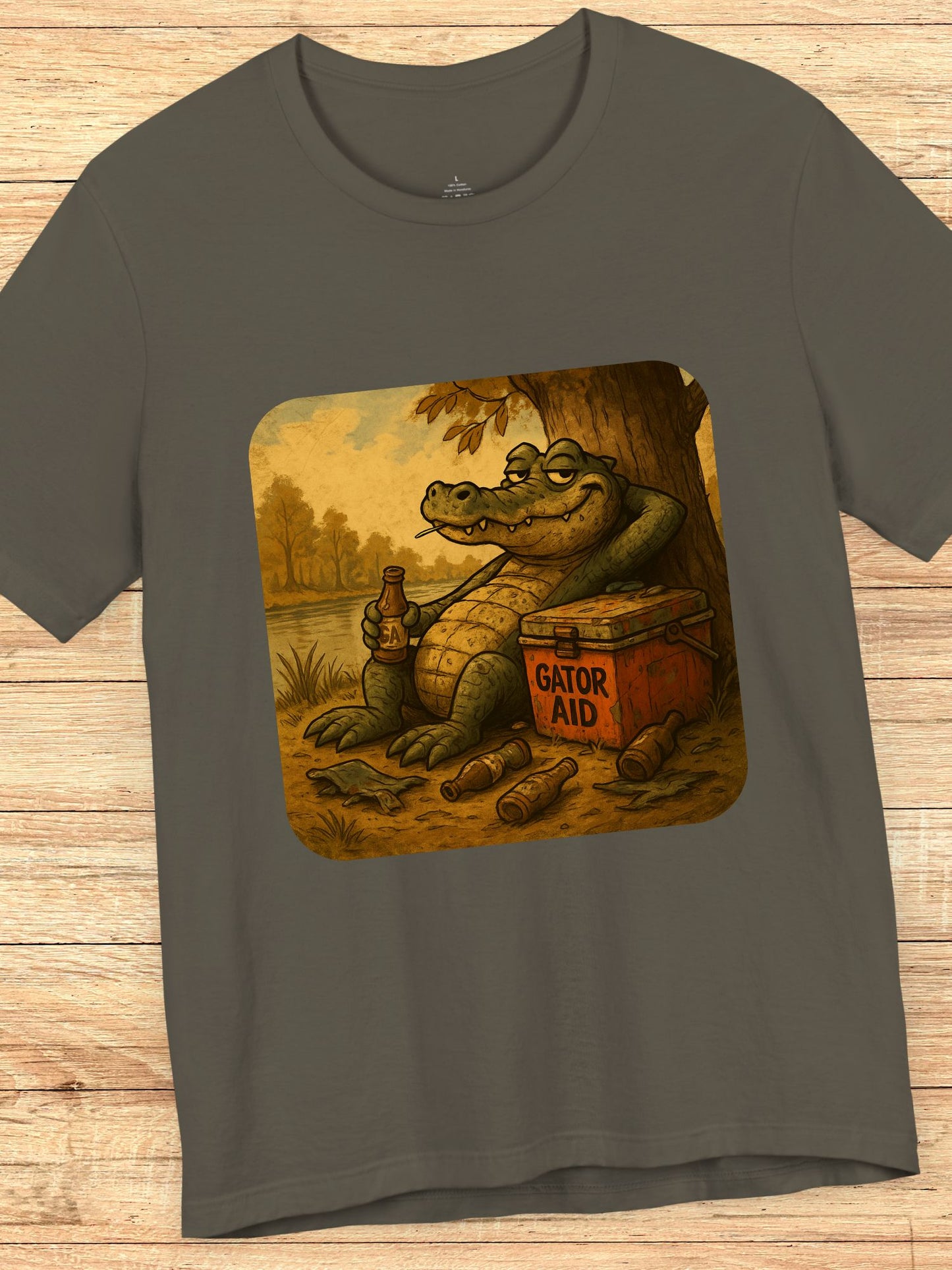 "Gator Aid" Graphic Tee, Unisex T-Shirt, Casual Wear, Animal Lover Gift, Summer Fashion, Outdoor Adventure Shirt