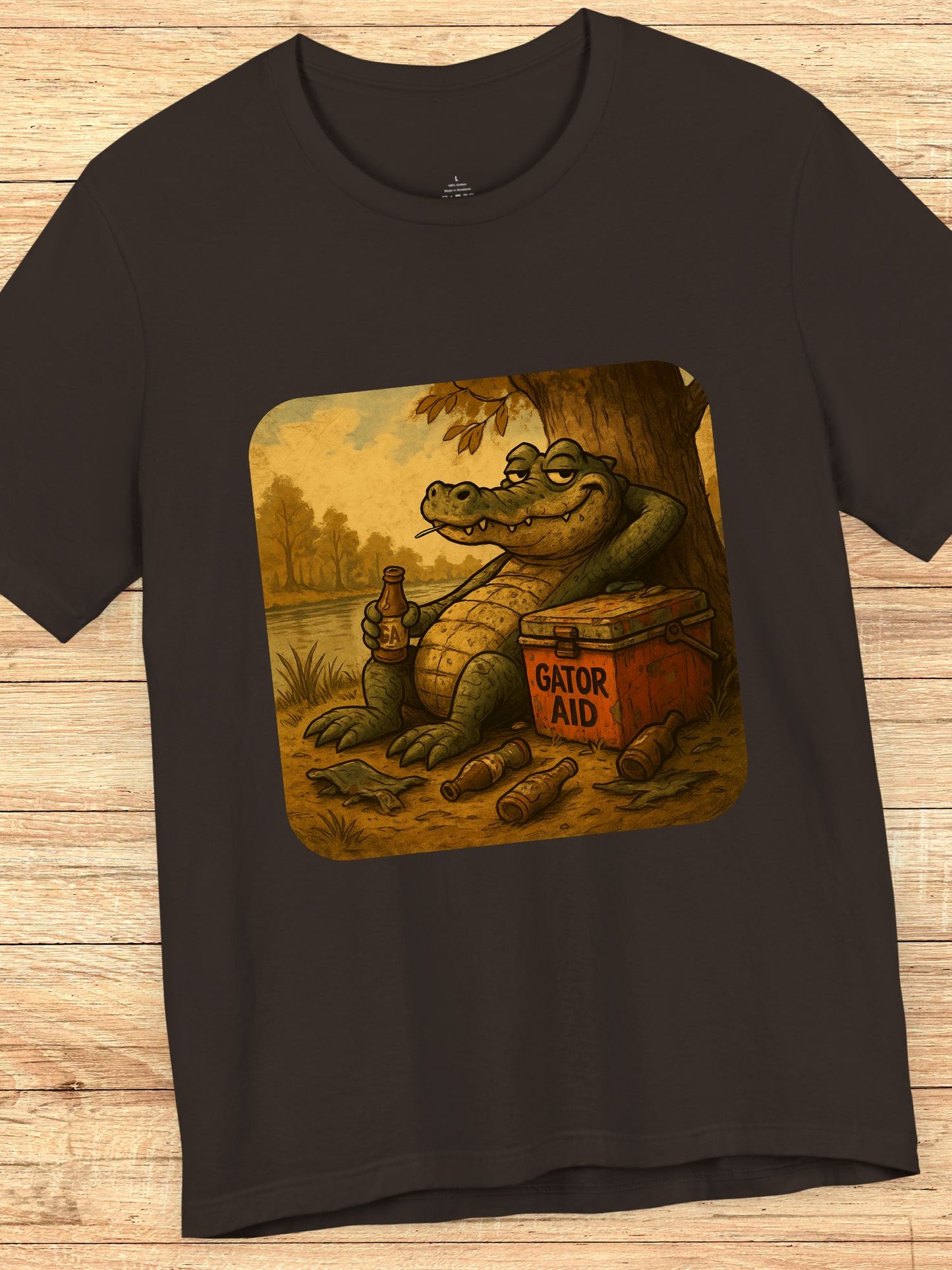 "Gator Aid" Graphic Tee, Unisex T-Shirt, Casual Wear, Animal Lover Gift, Summer Fashion, Outdoor Adventure Shirt