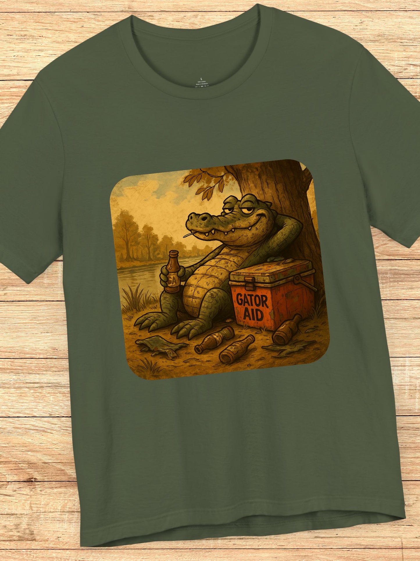 "Gator Aid" Graphic Tee, Unisex T-Shirt, Casual Wear, Animal Lover Gift, Summer Fashion, Outdoor Adventure Shirt