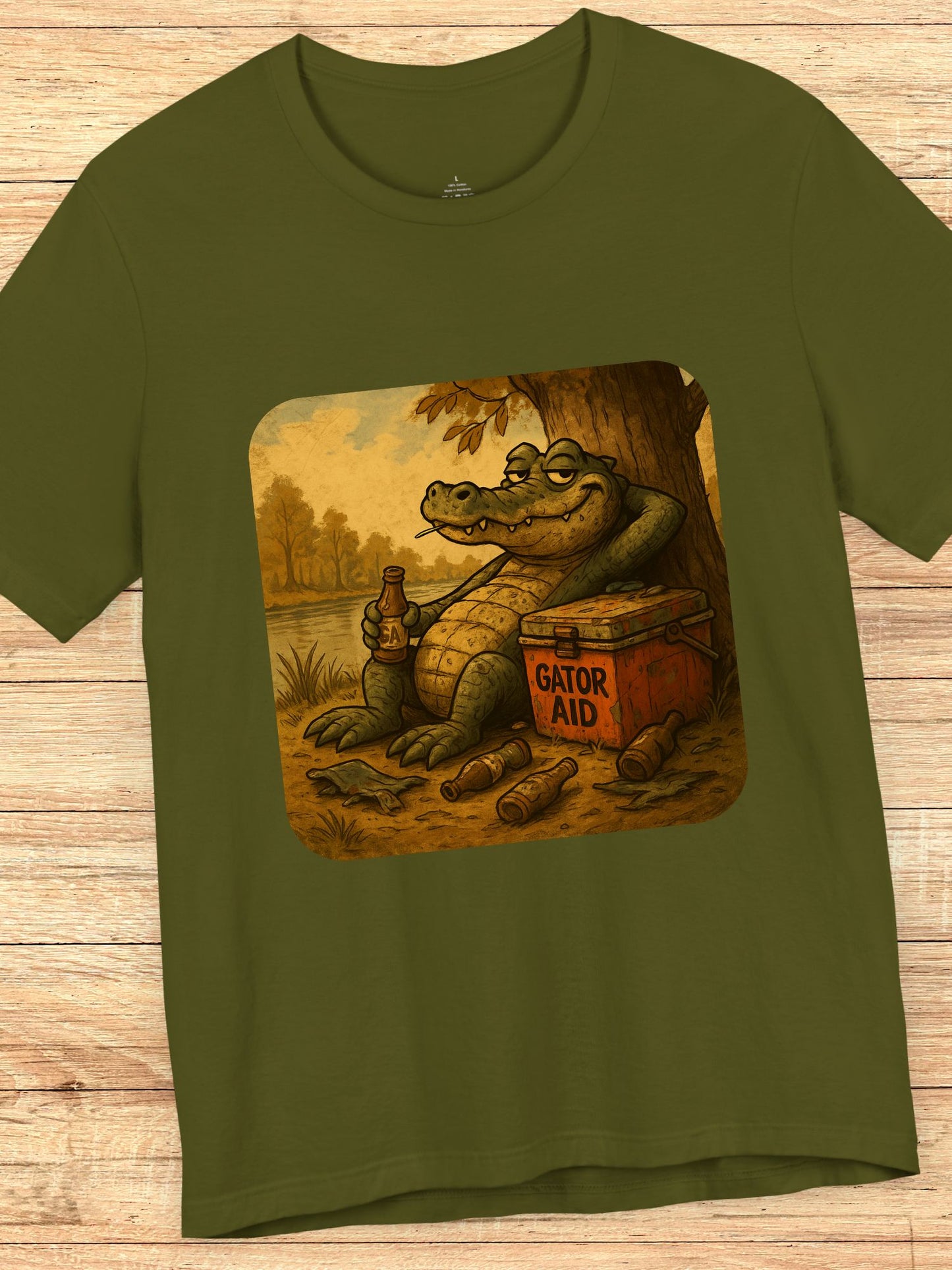 "Gator Aid" Graphic Tee, Unisex T-Shirt, Casual Wear, Animal Lover Gift, Summer Fashion, Outdoor Adventure Shirt