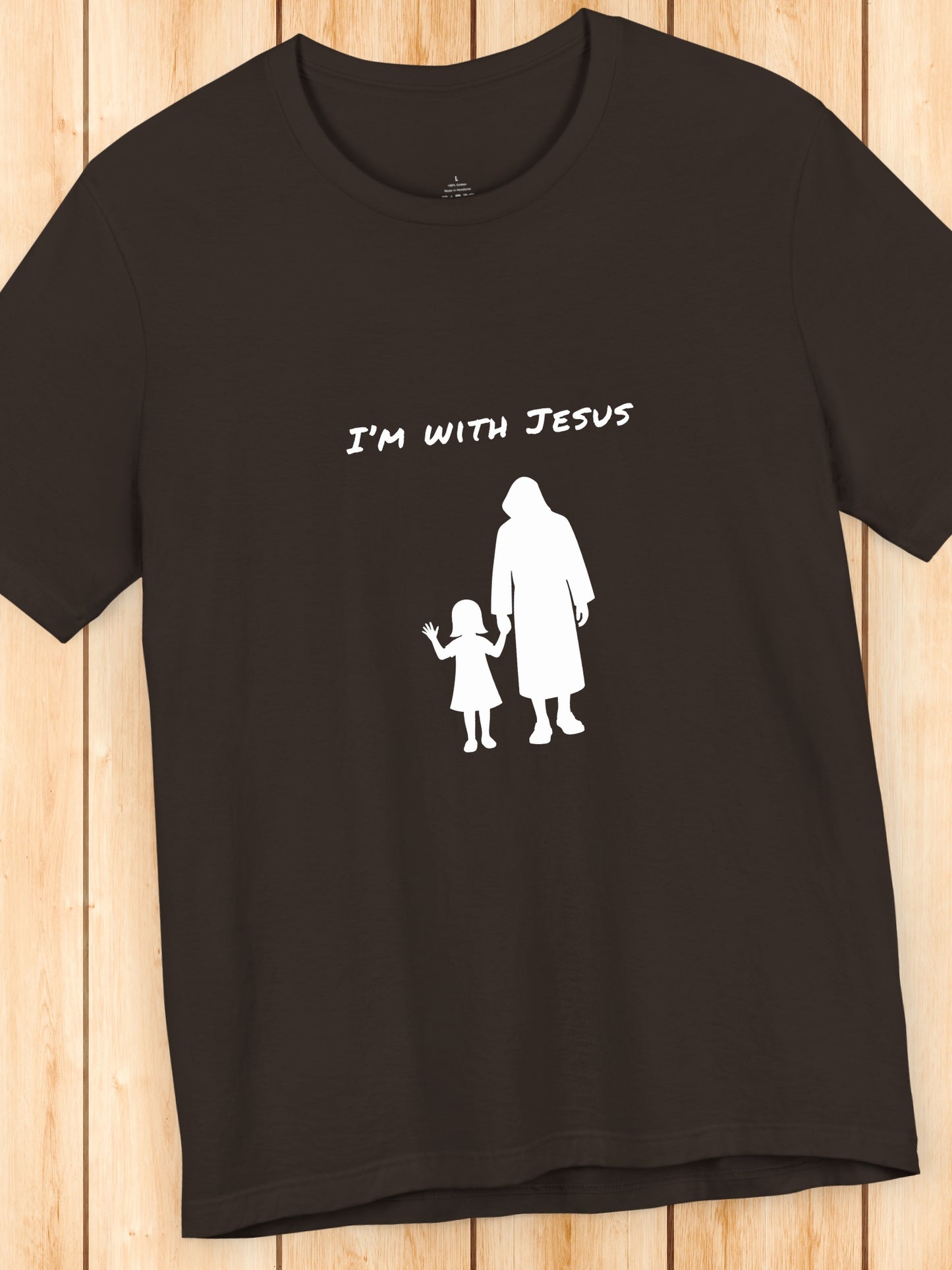 'I'm with Jesus' (girl) Unisex T-Shirt, Jesus Tee, Christian Apparel