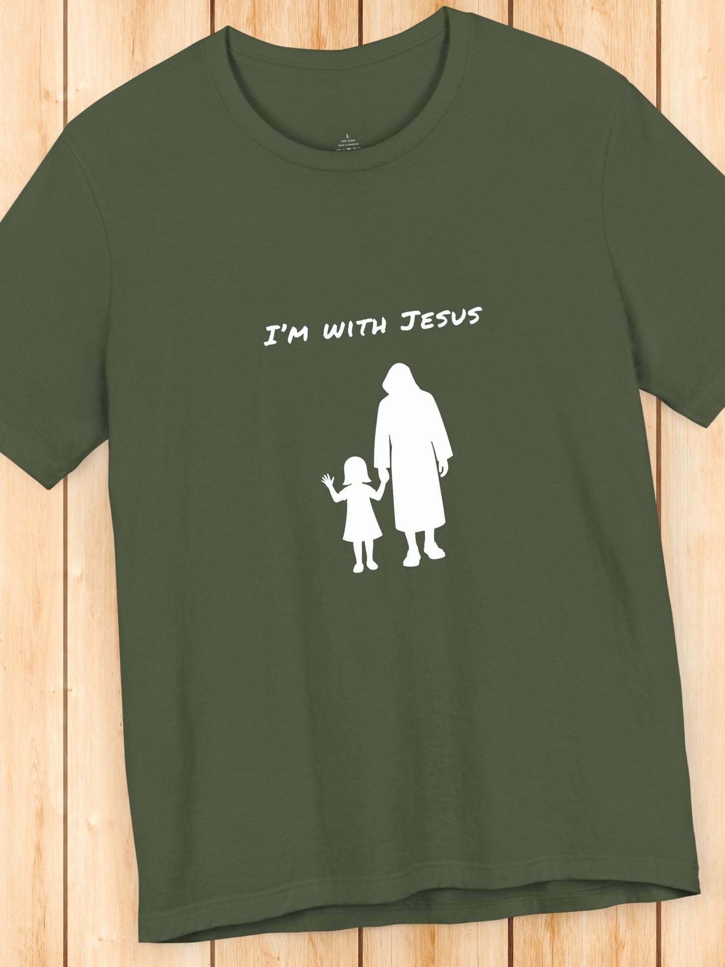 'I'm with Jesus' (girl) Unisex T-Shirt, Jesus Tee, Christian Apparel