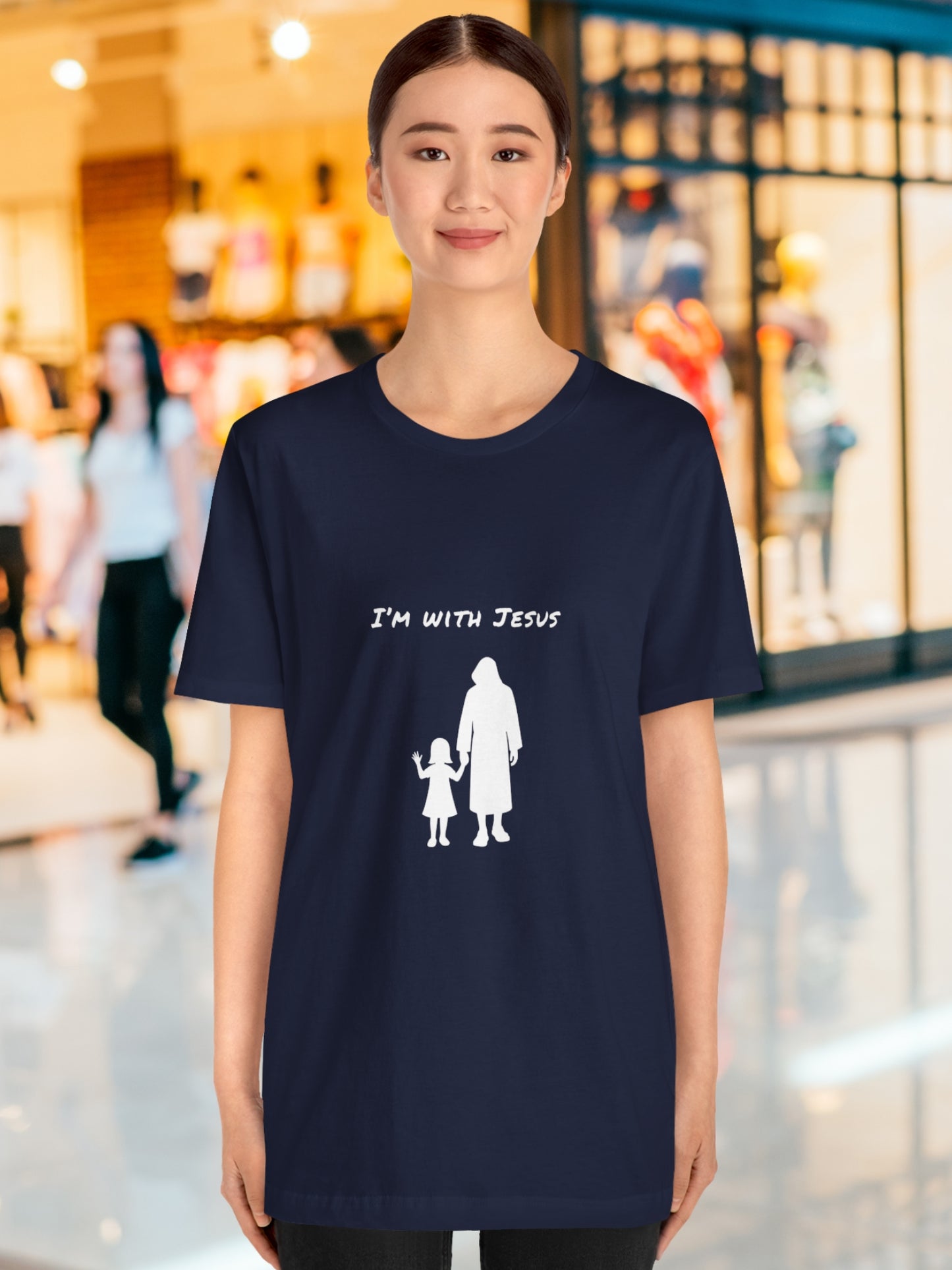 'I'm with Jesus' (girl) Unisex T-Shirt, Jesus Tee, Christian Apparel