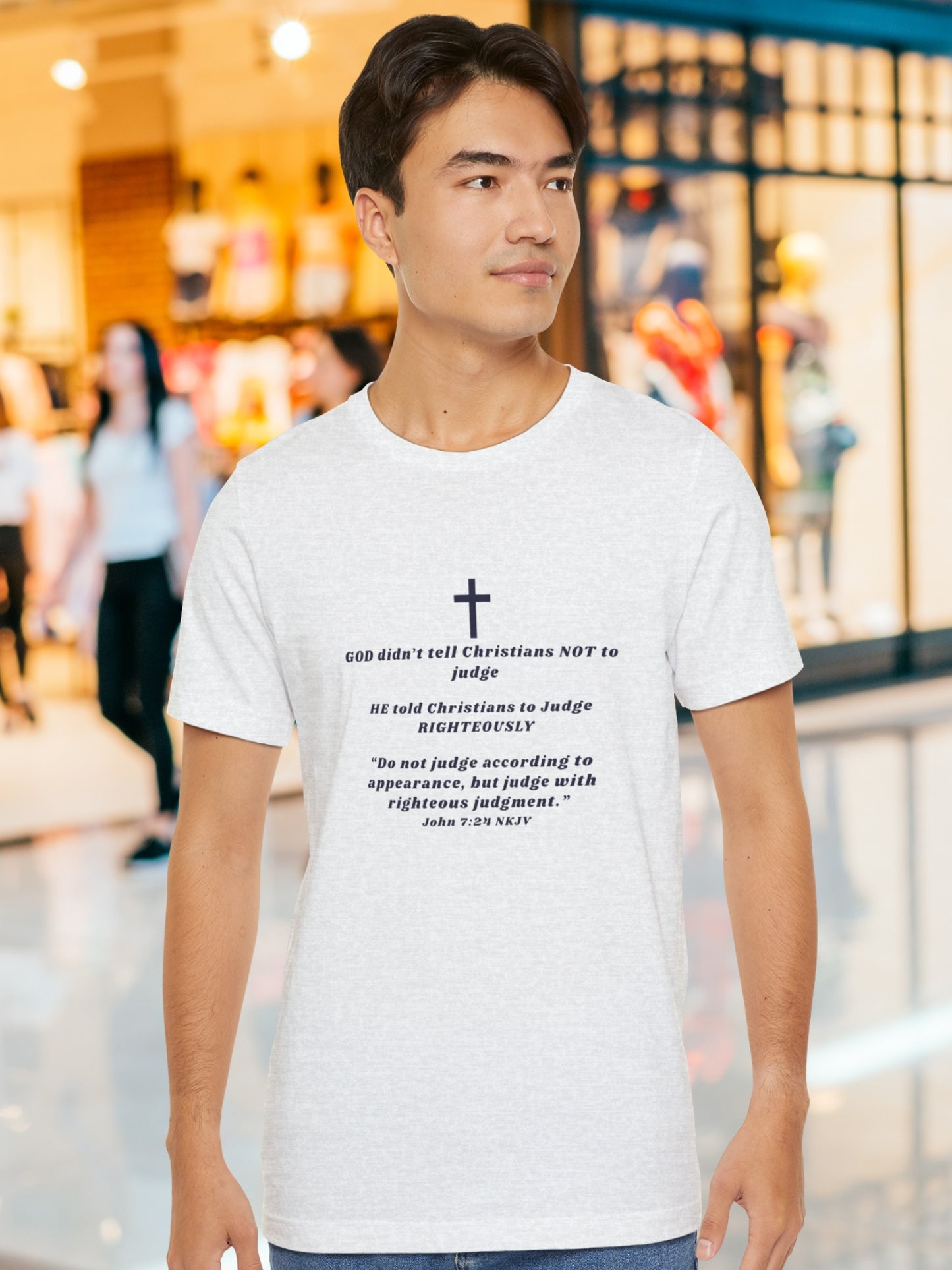 'GOD didn’t tell Christians NOT to judge...' Unisex T-Shirt, Christian Apparel, Lord's Judgment