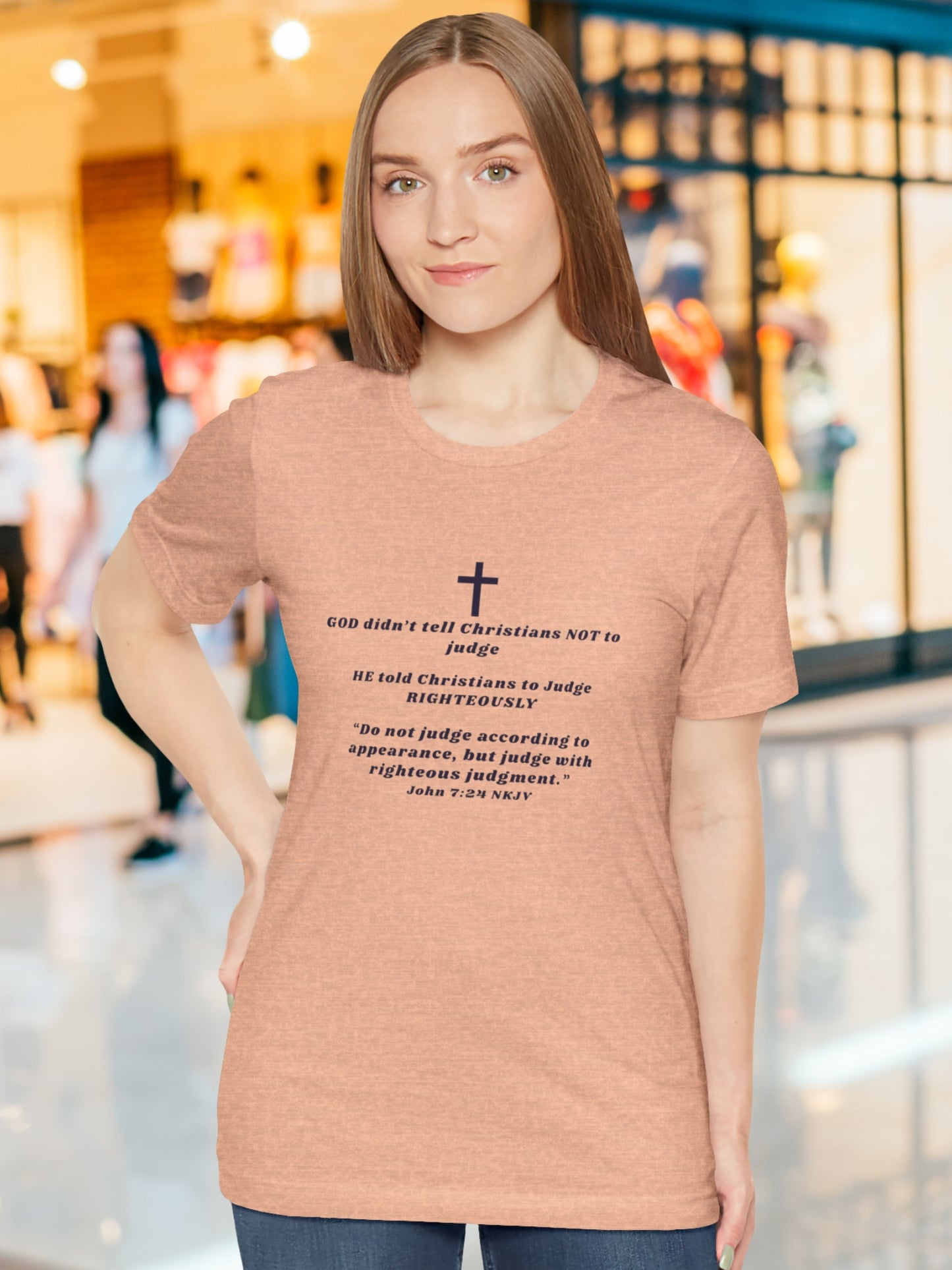 'GOD didn’t tell Christians NOT to judge...' Unisex T-Shirt, Christian Apparel, Lord's Judgment
