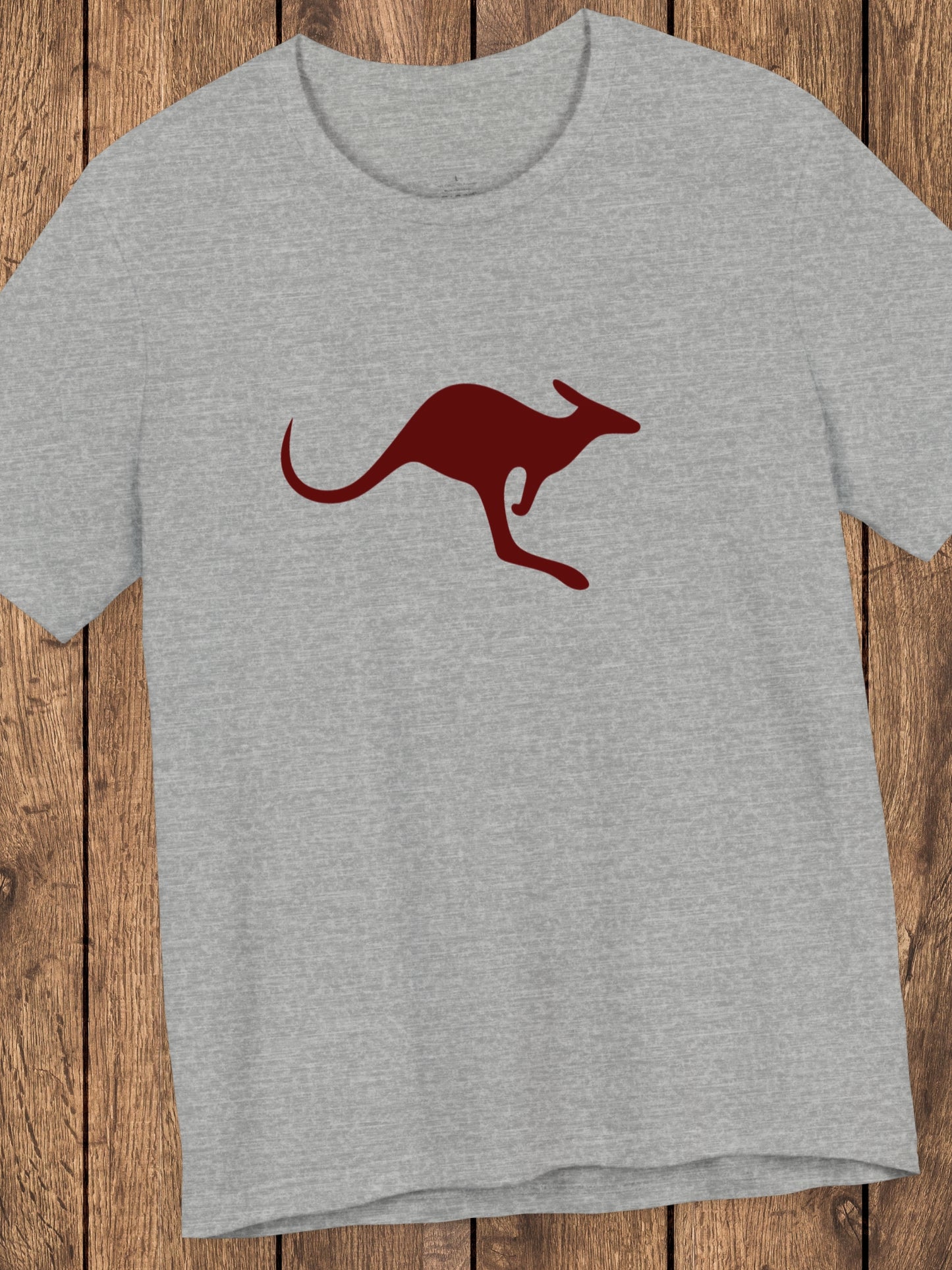 Kangaroo Graphic T-Shirt, Australian Tee, Stylish Animal Apparel