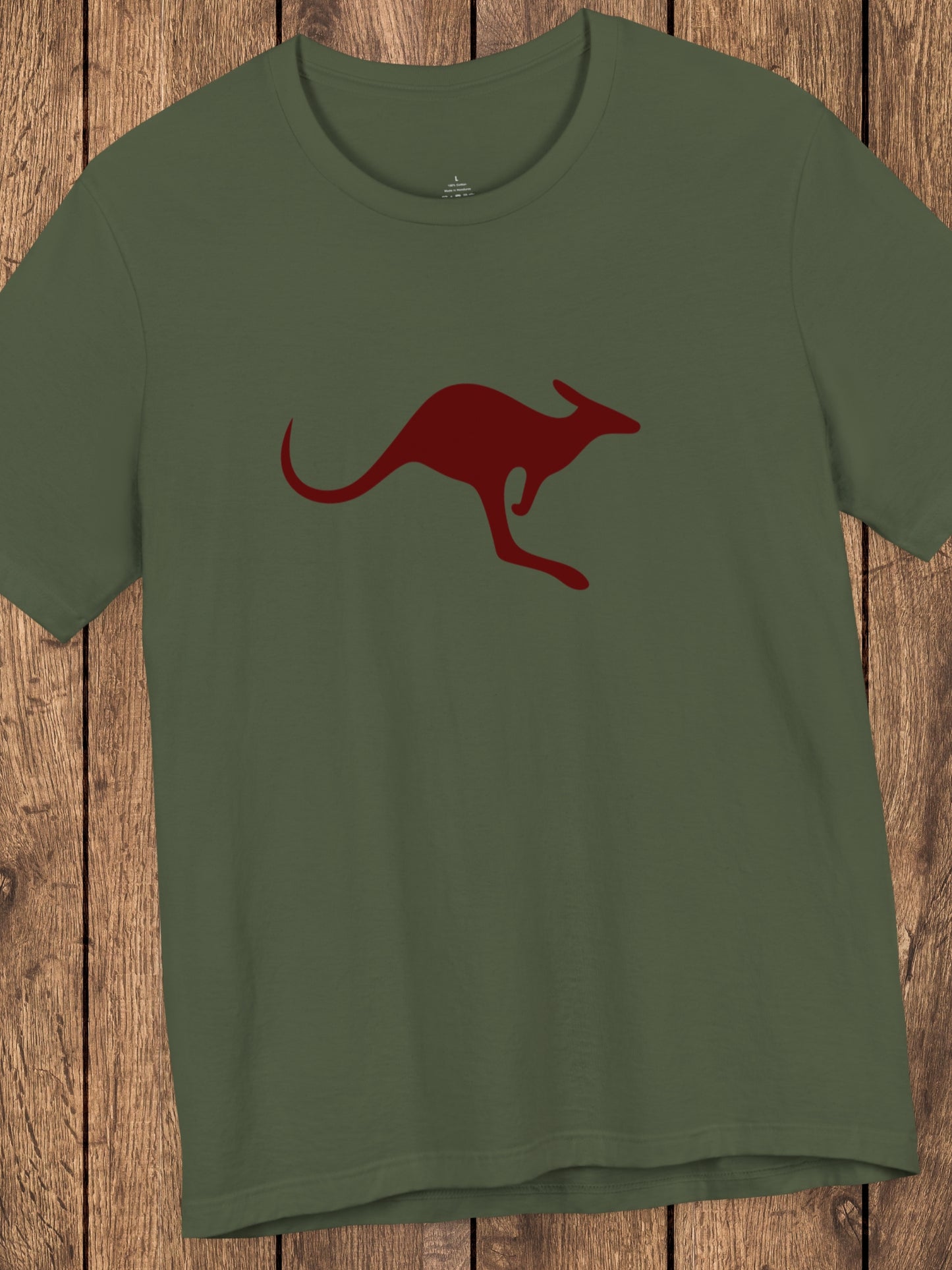 Kangaroo Graphic T-Shirt, Australian Tee, Stylish Animal Apparel