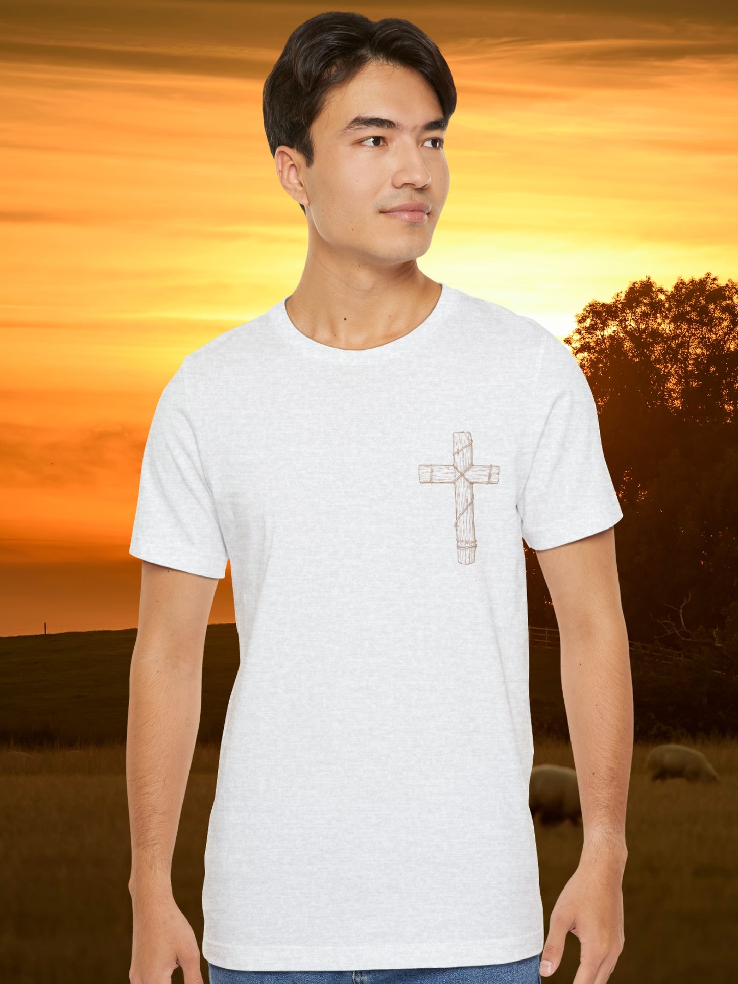 'Proud to be the oldest profession in the world...' Shepherd Graphic Unisex T-Shirt, Christian Apparel, Bible Verse, Farming Tee, Herdsman Tee