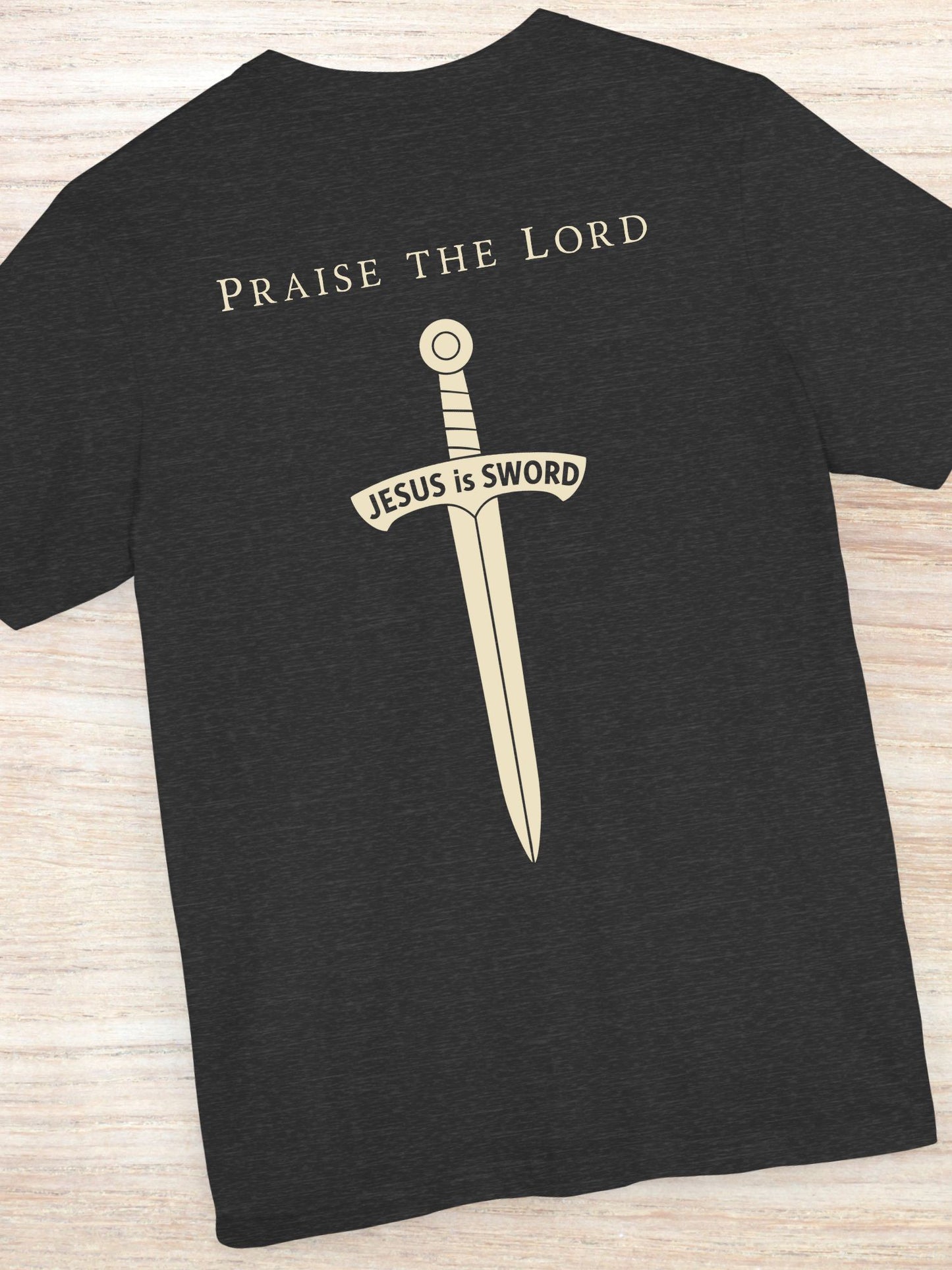 'Praise the Lord' 'JESUS is SWORD' Unisex T-Shirt, Christian Tee