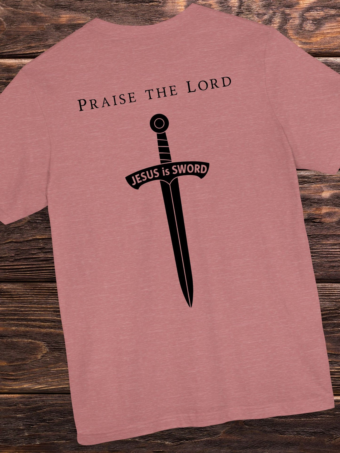 'Praise the Lord' 'JESUS is SWORD' Unisex T-Shirt, Christian Tee