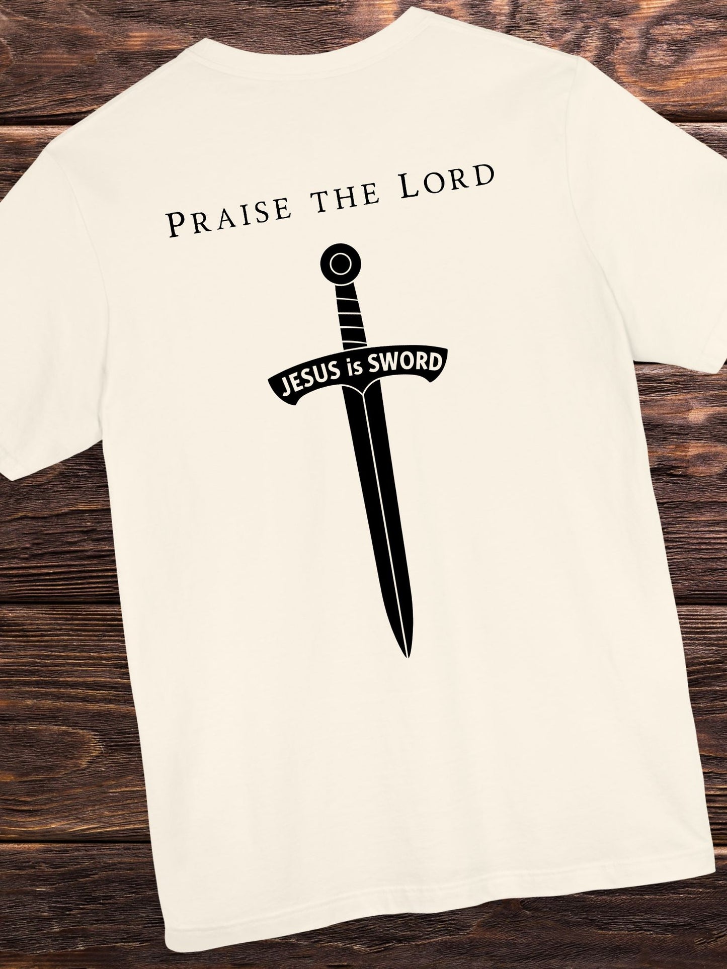 'Praise the Lord' 'JESUS is SWORD' Unisex T-Shirt, Christian Tee