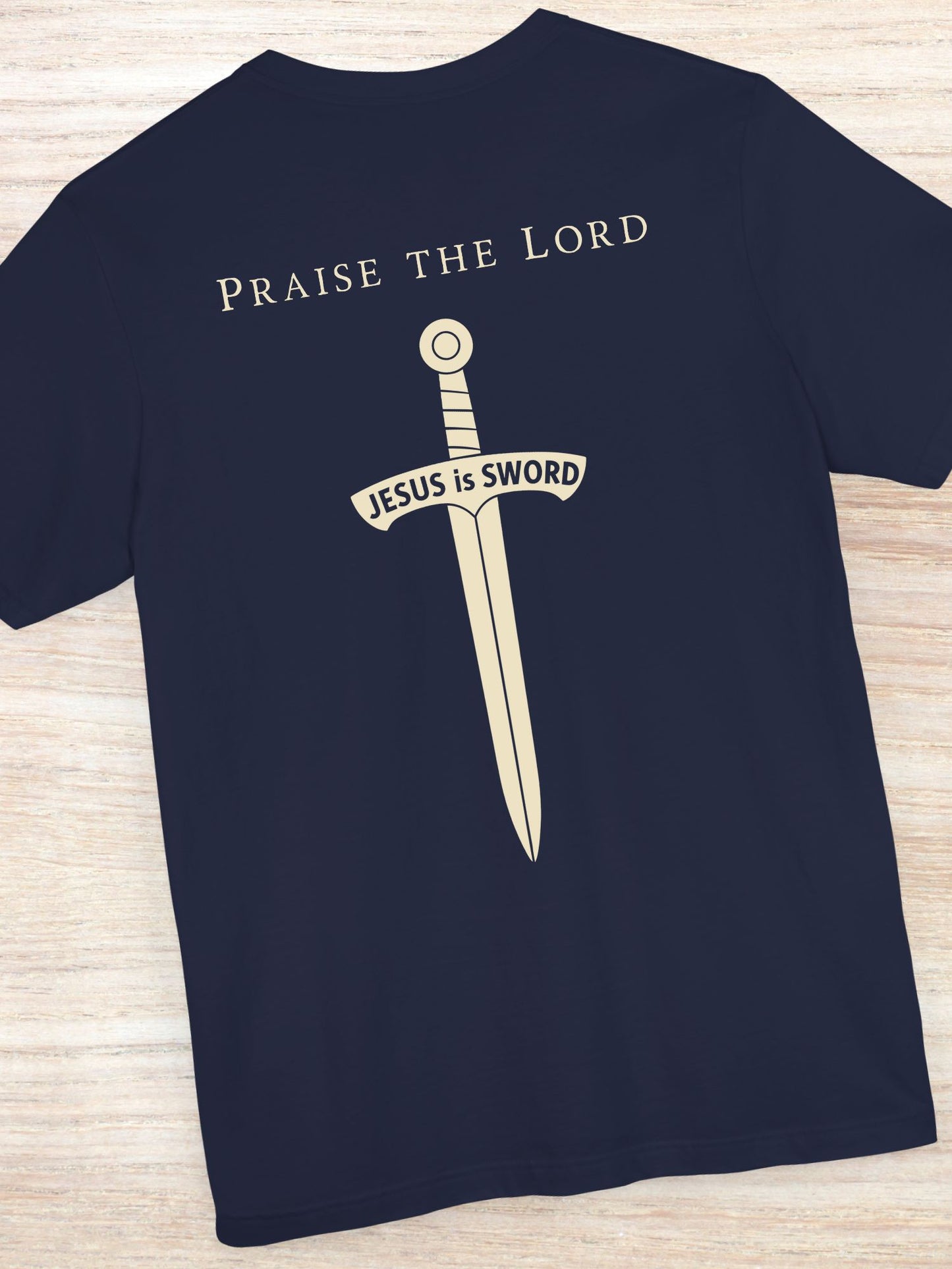 'Praise the Lord' 'JESUS is SWORD' Unisex T-Shirt, Christian Tee