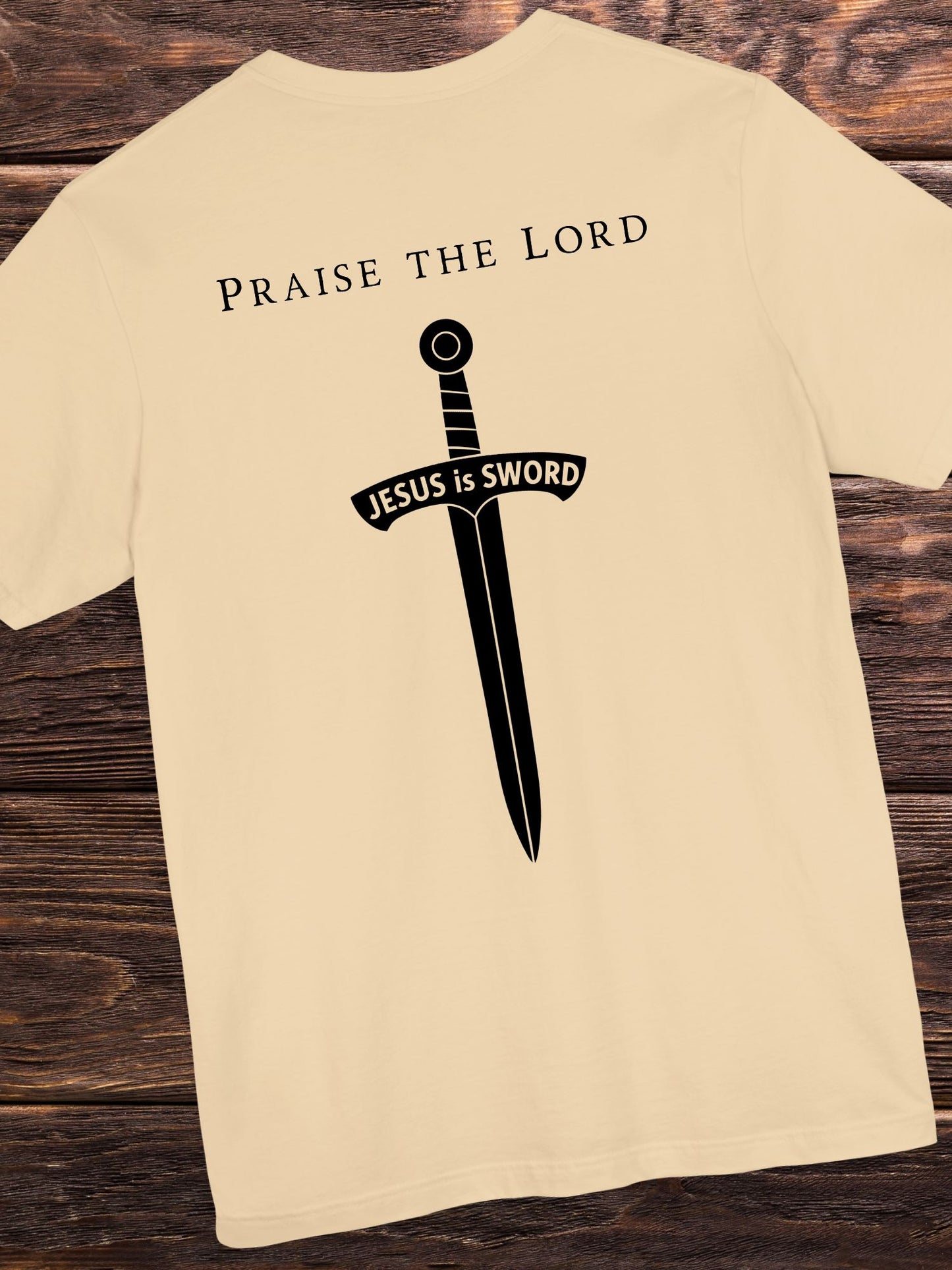'Praise the Lord' 'JESUS is SWORD' Unisex T-Shirt, Christian Tee