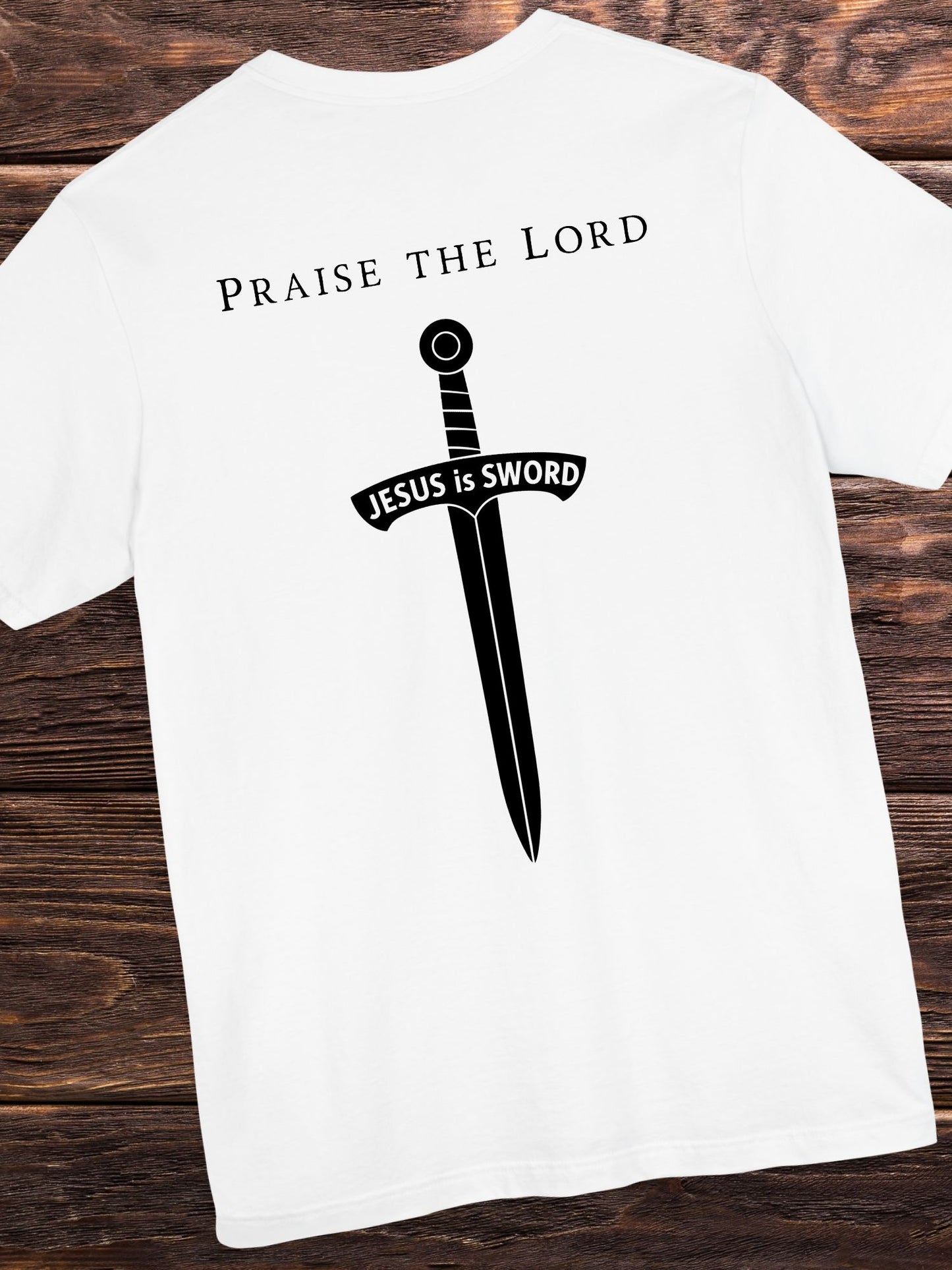 'Praise the Lord' 'JESUS is SWORD' Unisex T-Shirt, Christian Tee