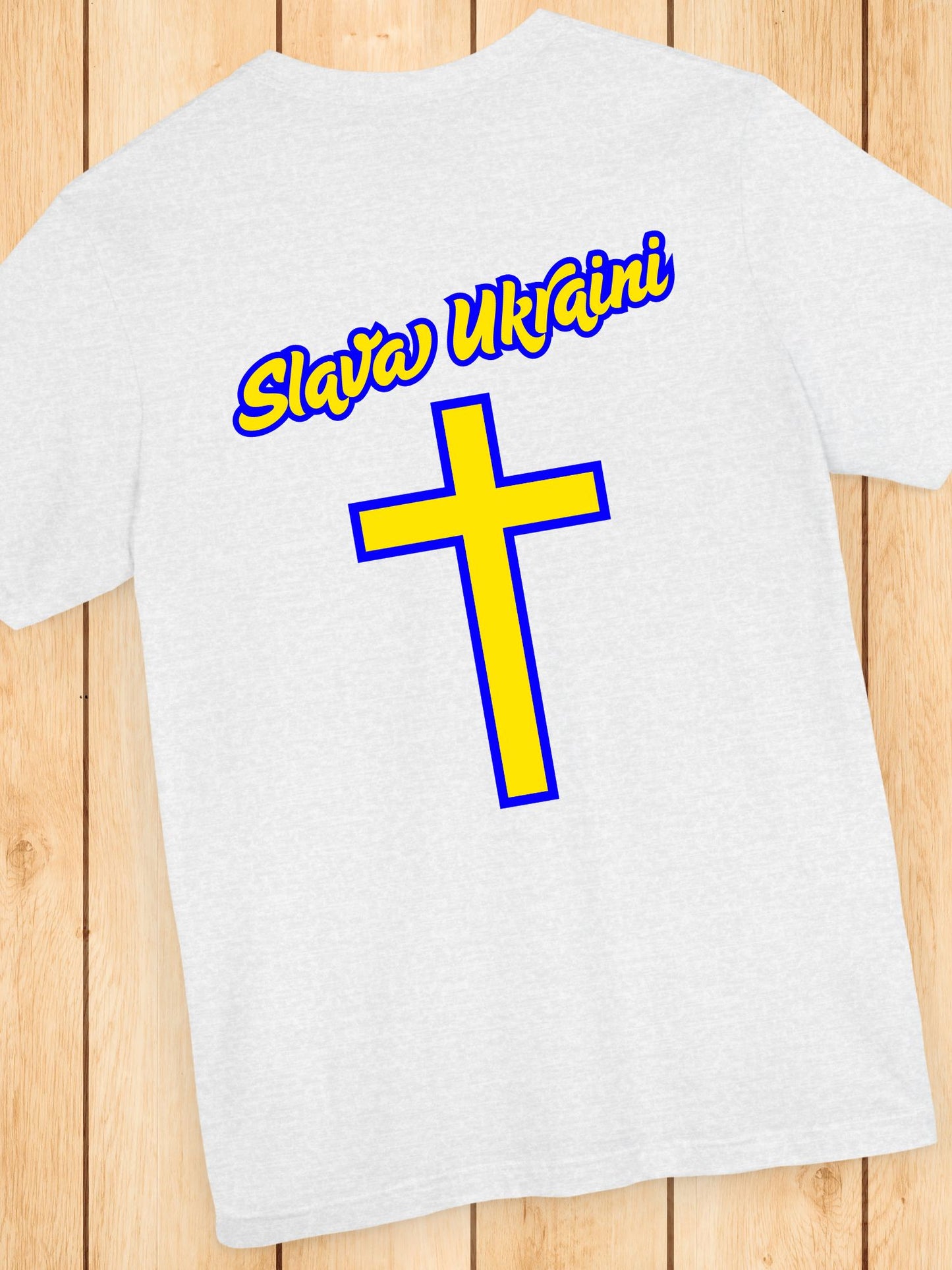 'Slava Ukraini' Unisex T-Shirt | Ukrainian Pride Shirt, Gift for Ukrainians, Support Ukraine, Casual Wear