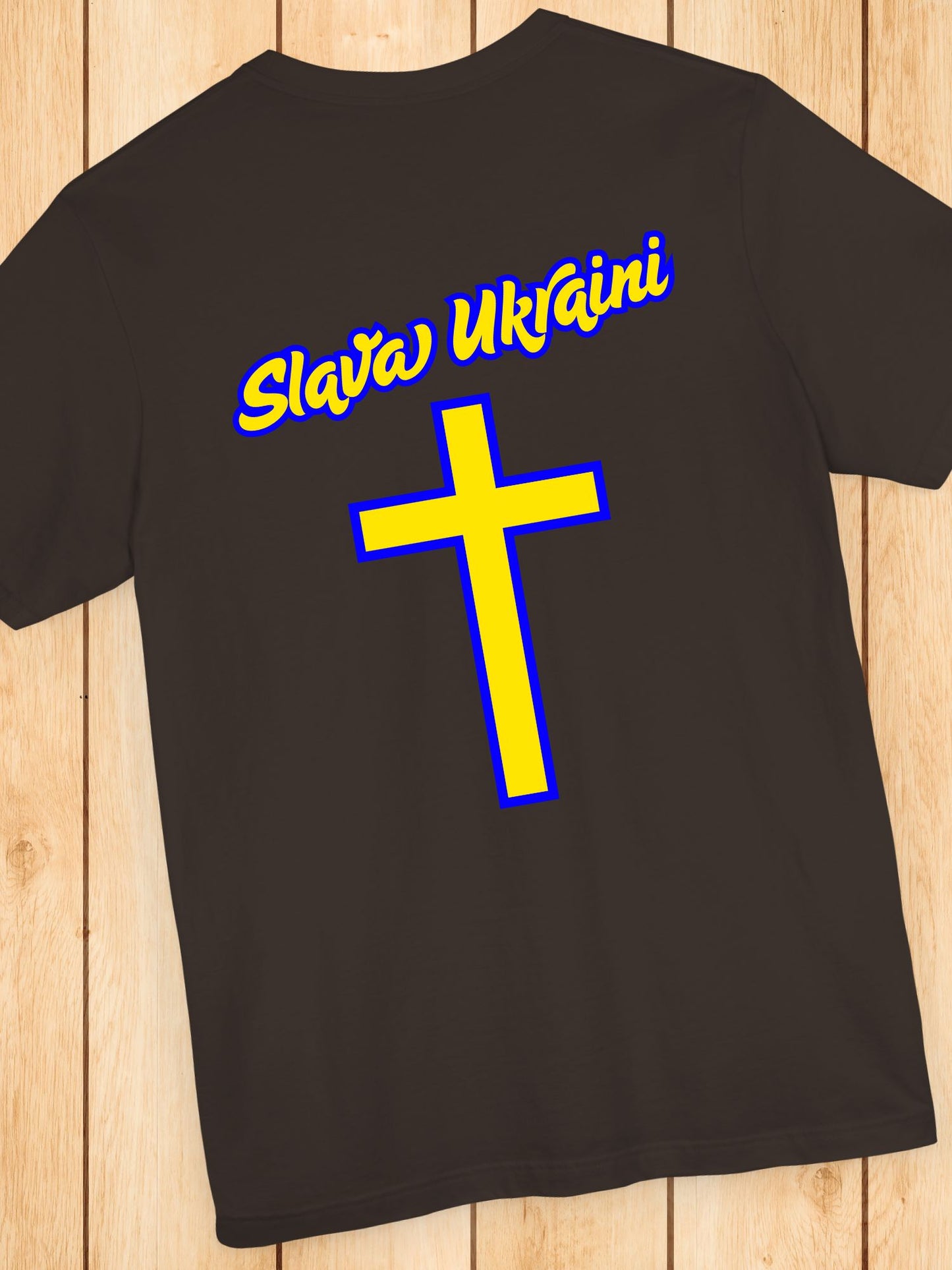 'Slava Ukraini' Unisex T-Shirt | Ukrainian Pride Shirt, Gift for Ukrainians, Support Ukraine, Casual Wear