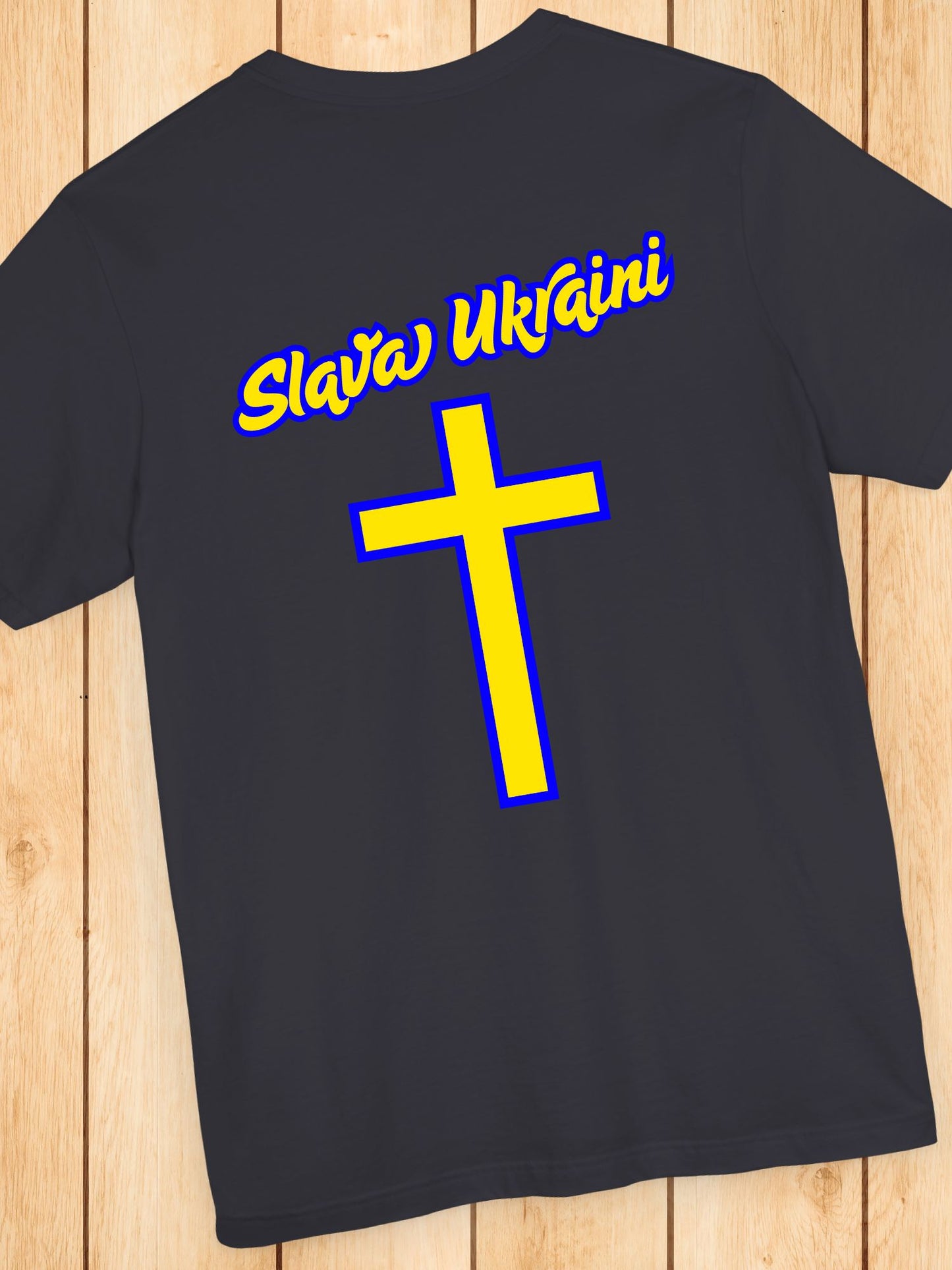 'Slava Ukraini' Unisex T-Shirt | Ukrainian Pride Shirt, Gift for Ukrainians, Support Ukraine, Casual Wear